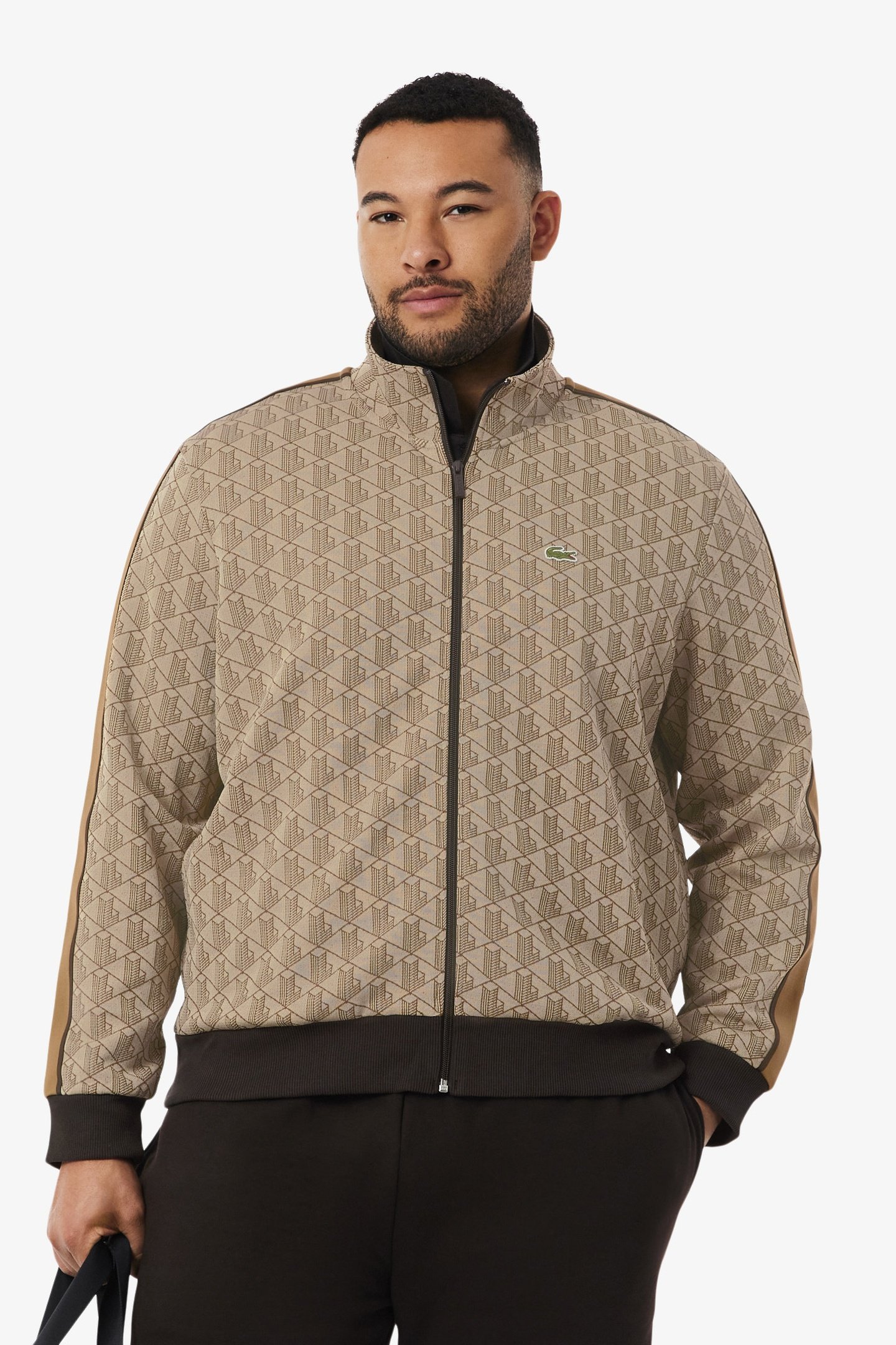 PARIS ZIP-UP JACQUARD TRACK JACKET BLACK/GRAPHITE 6