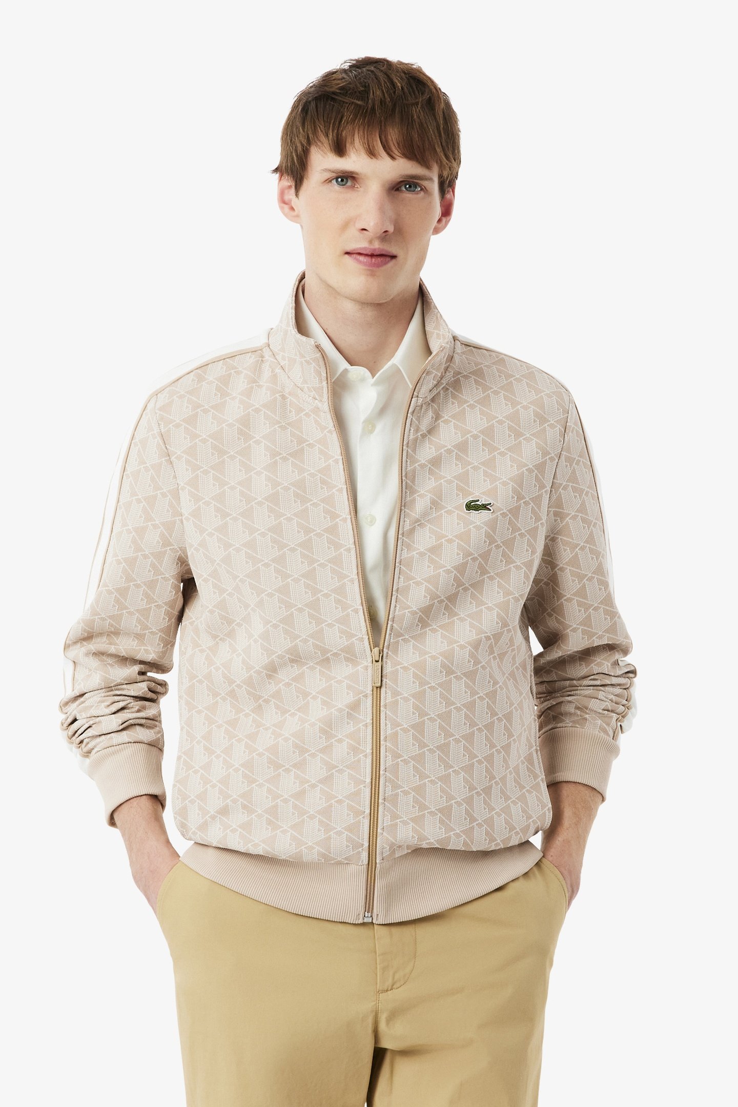 PARIS ZIP-UP JACQUARD TRACK JACKET BLACK/GRAPHITE 4