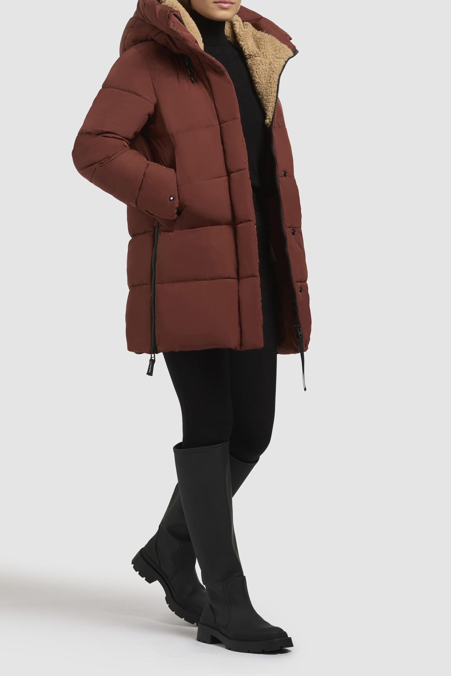 FAZEE JACKET COCONUT BROWN 5