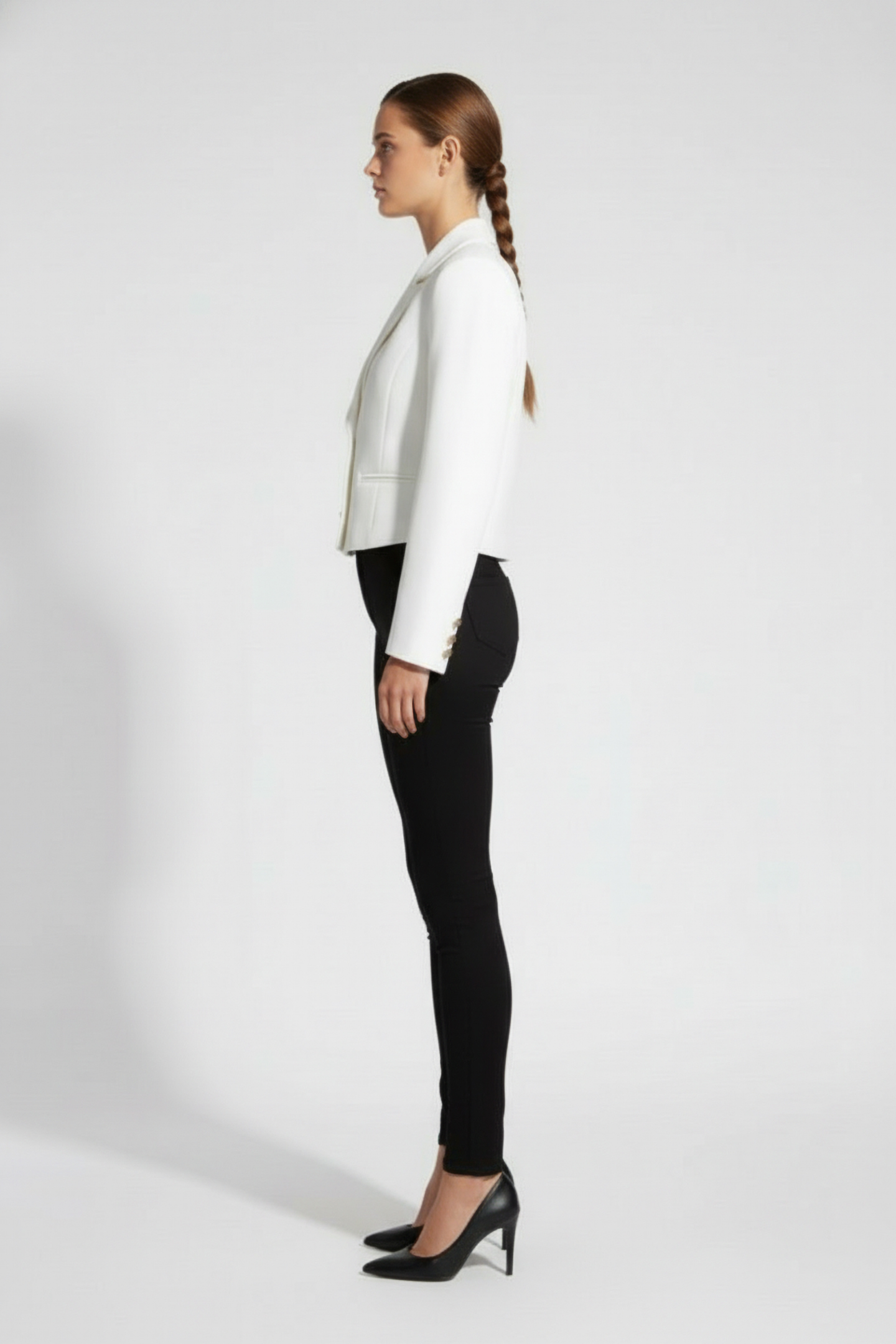 GUESS ECO ANDREE CROP BLAZER LUMINOUS WHITE 3