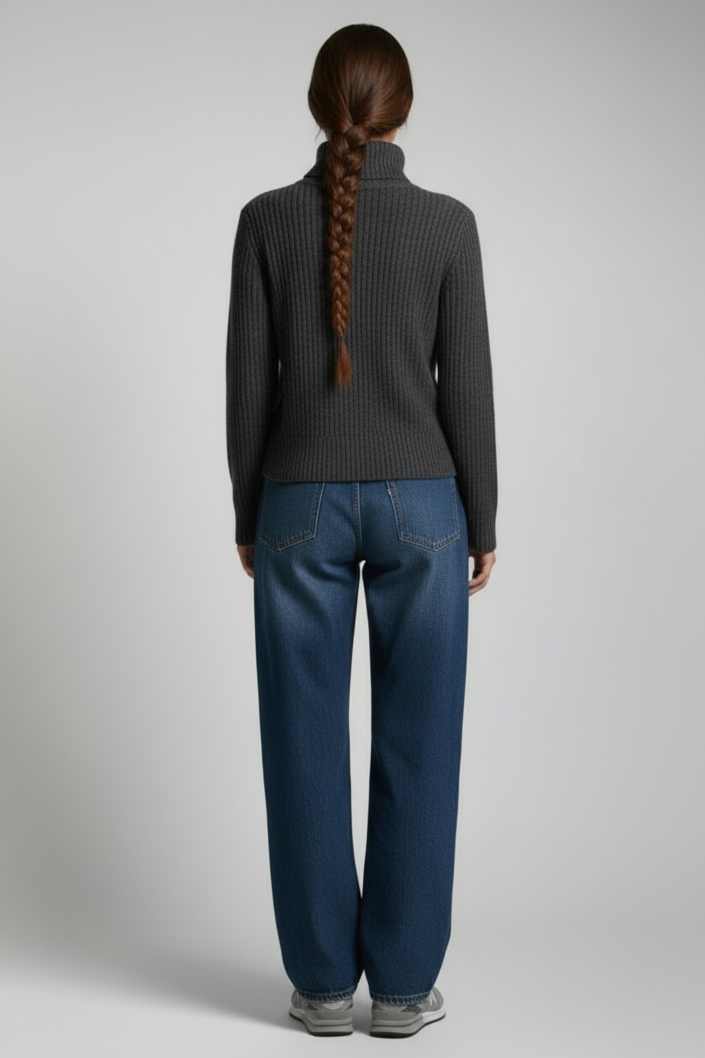 AVENALF KNIT DARK GREY MELANGE 2