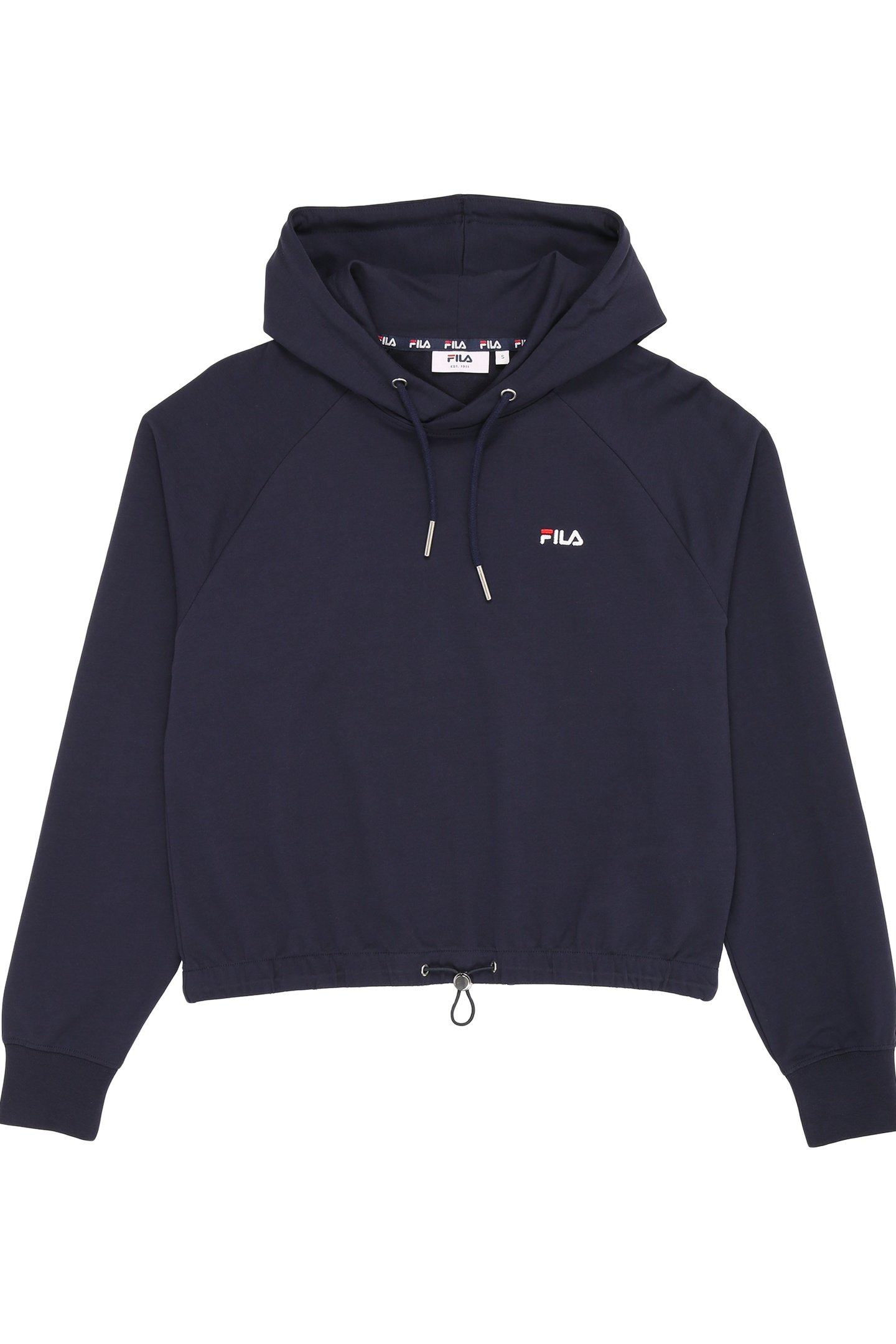 BAALBERGE CROPPED HOODY BLACK IRIS 1