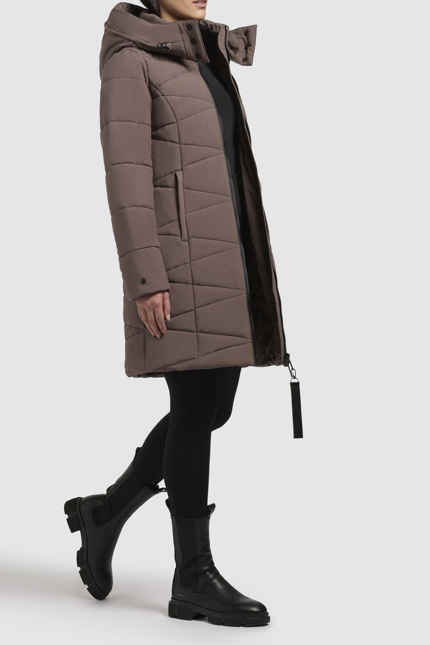 FITT3 COAT STONE TAUPE 2