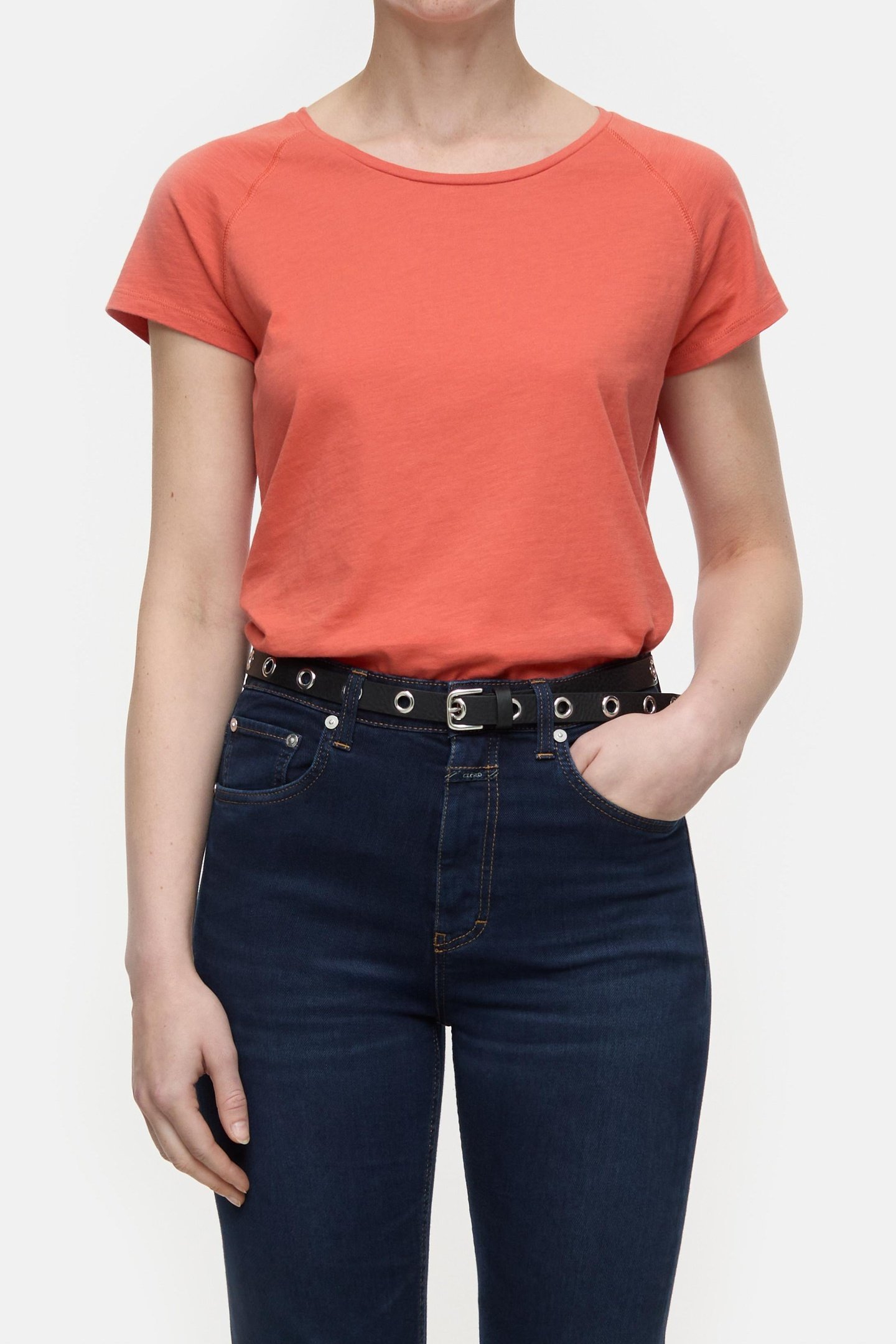 T SHIRT RAGLAN APEROL RED by Closed