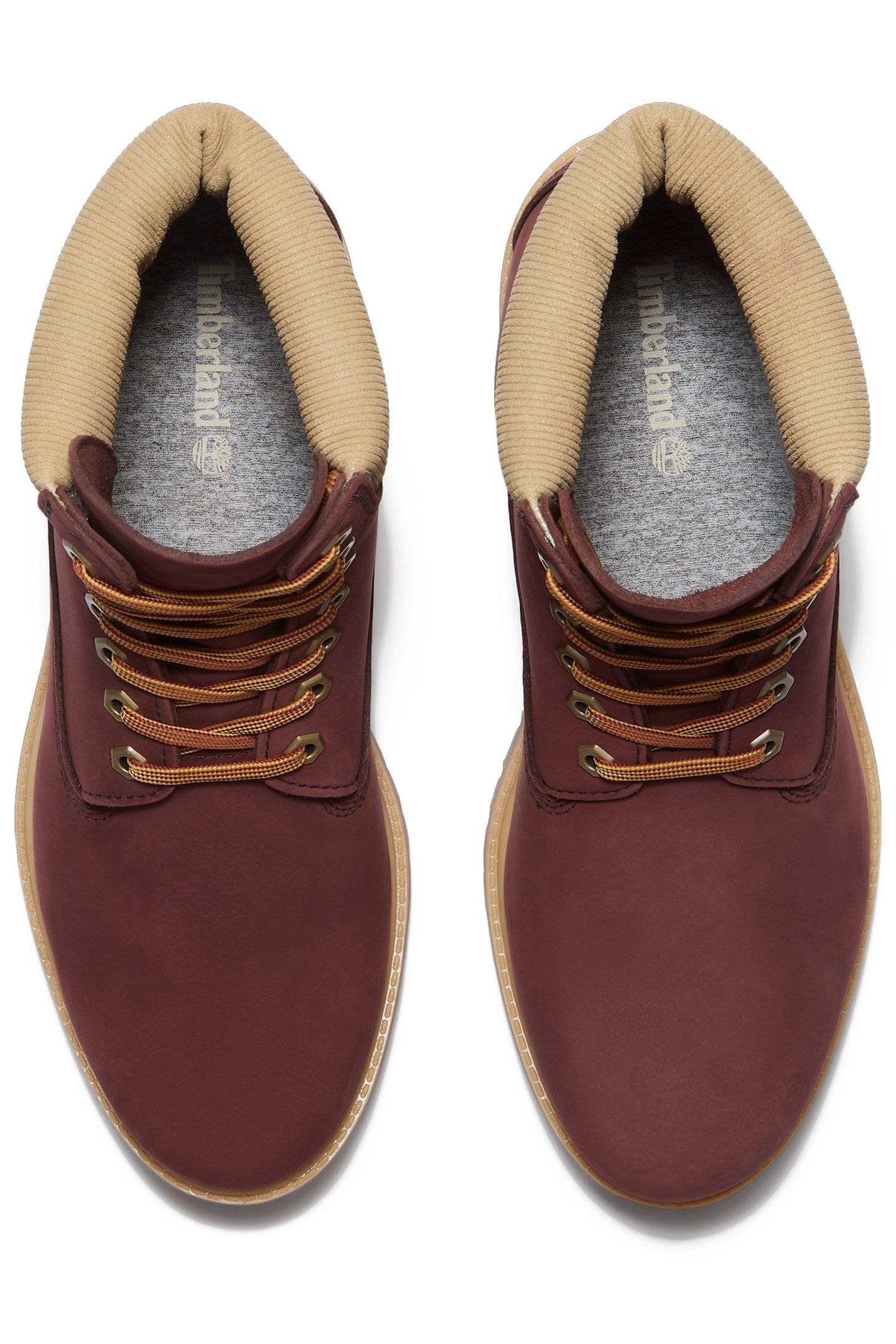 TIMBERLAND PREMIUM 6 INCH LACE UP WATERPROOF BOOT BURGUNDY N 8