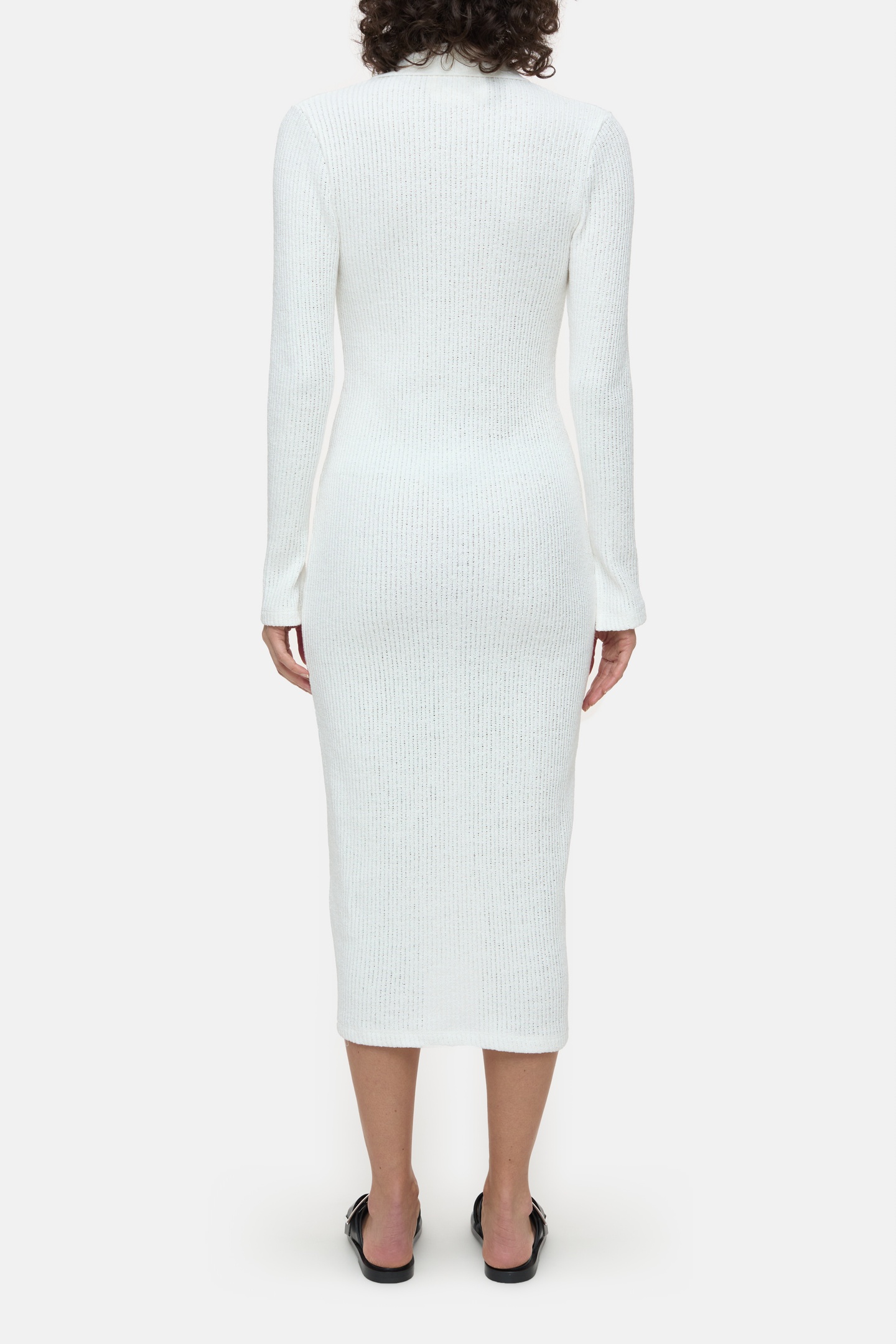LONG SLEEVE DRESS IVORY 4