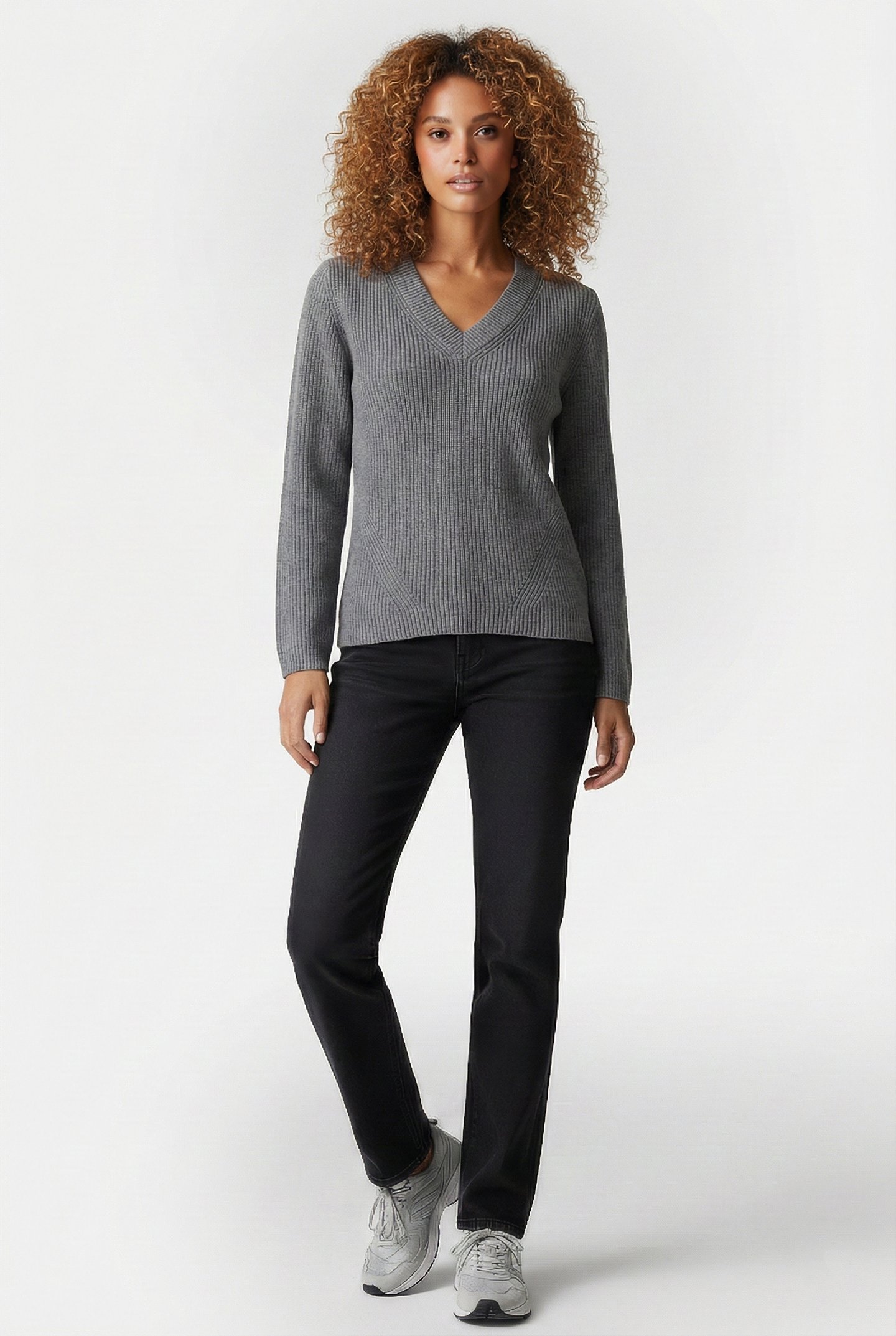 S.OLIVER PULLOVER GREY/BLACK 1