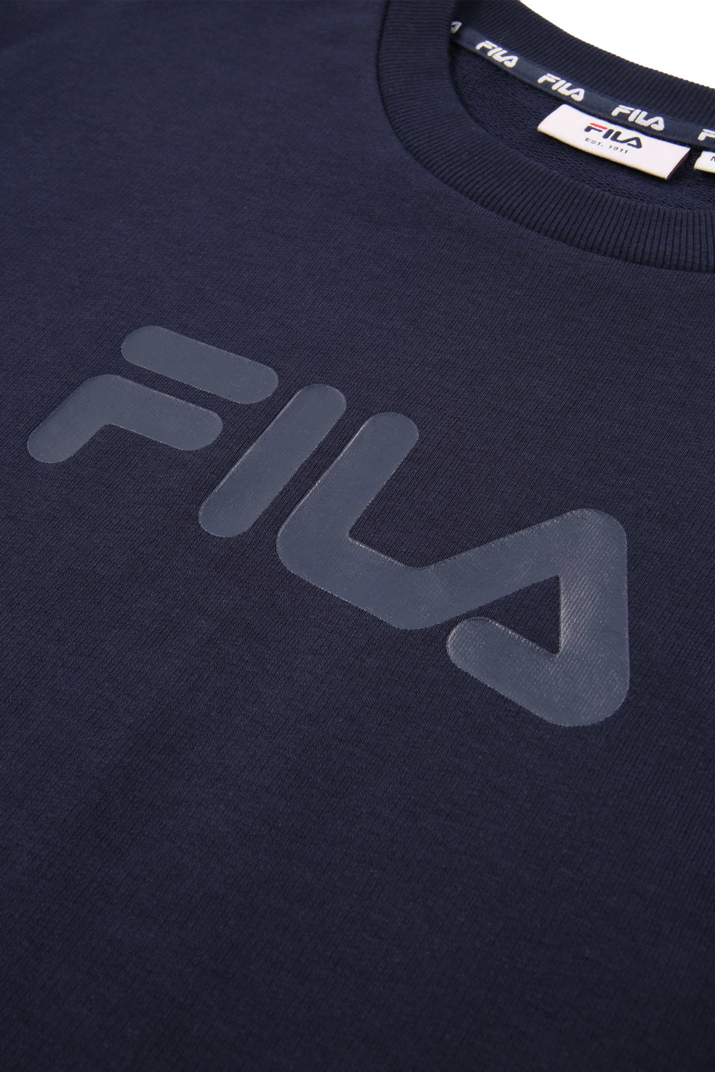 UNISEX ZANTEN LOGO CREW SWEAT BLACK IRIS 3