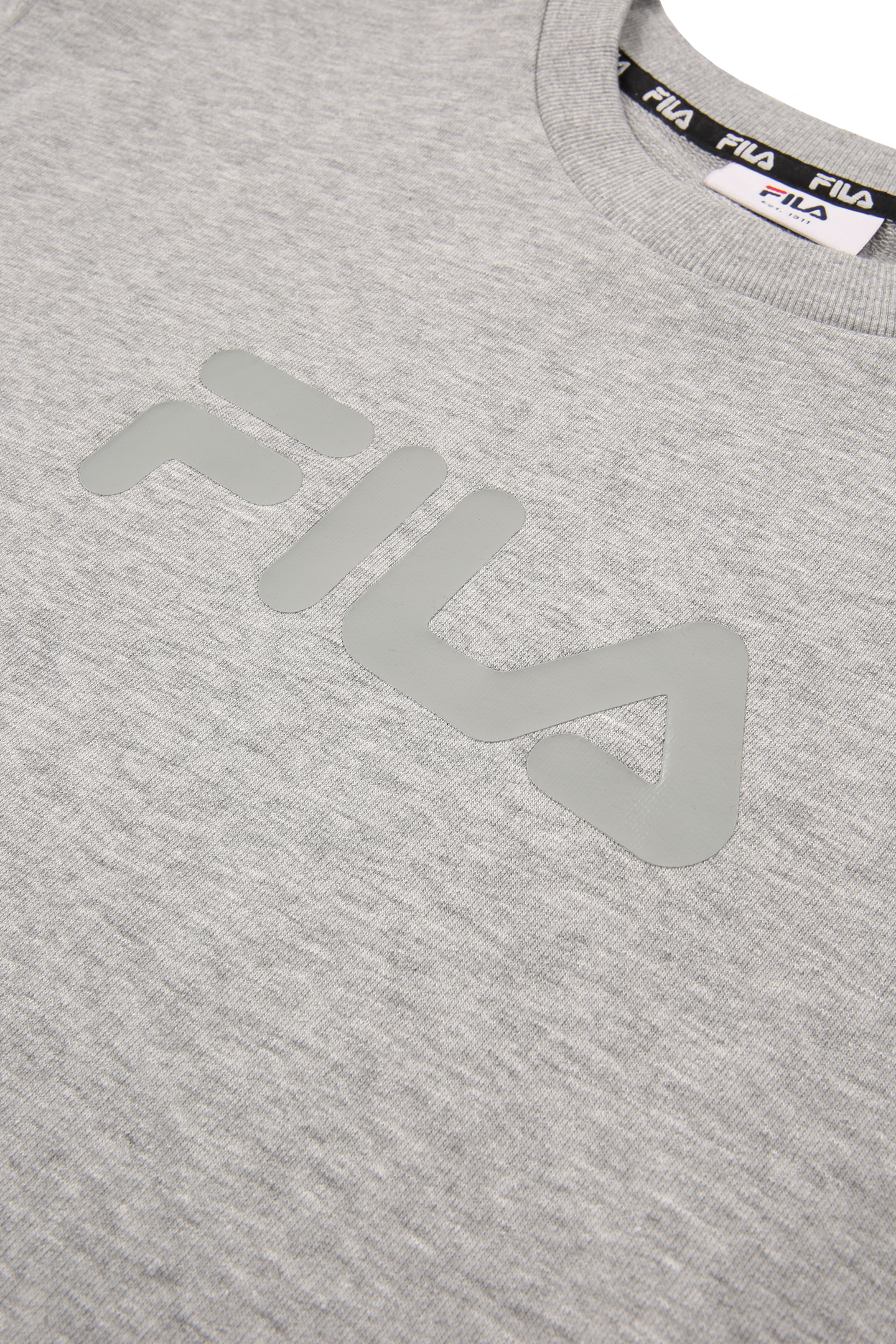 UNISEX ZANTEN LOGO CREW SWEAT MEDIUM GREY MELANGE 3