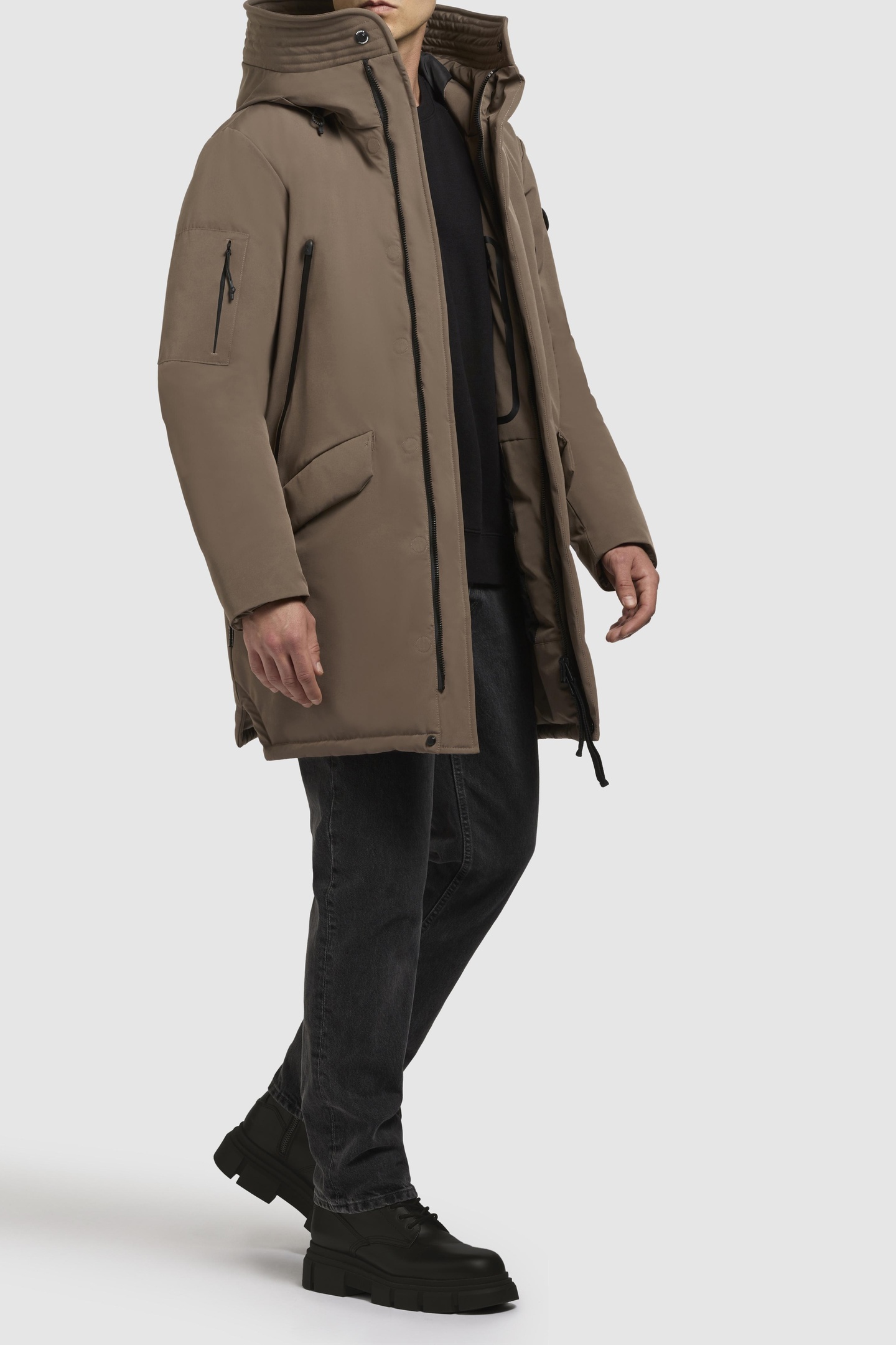 LARC COAT CITY TAUPE 4