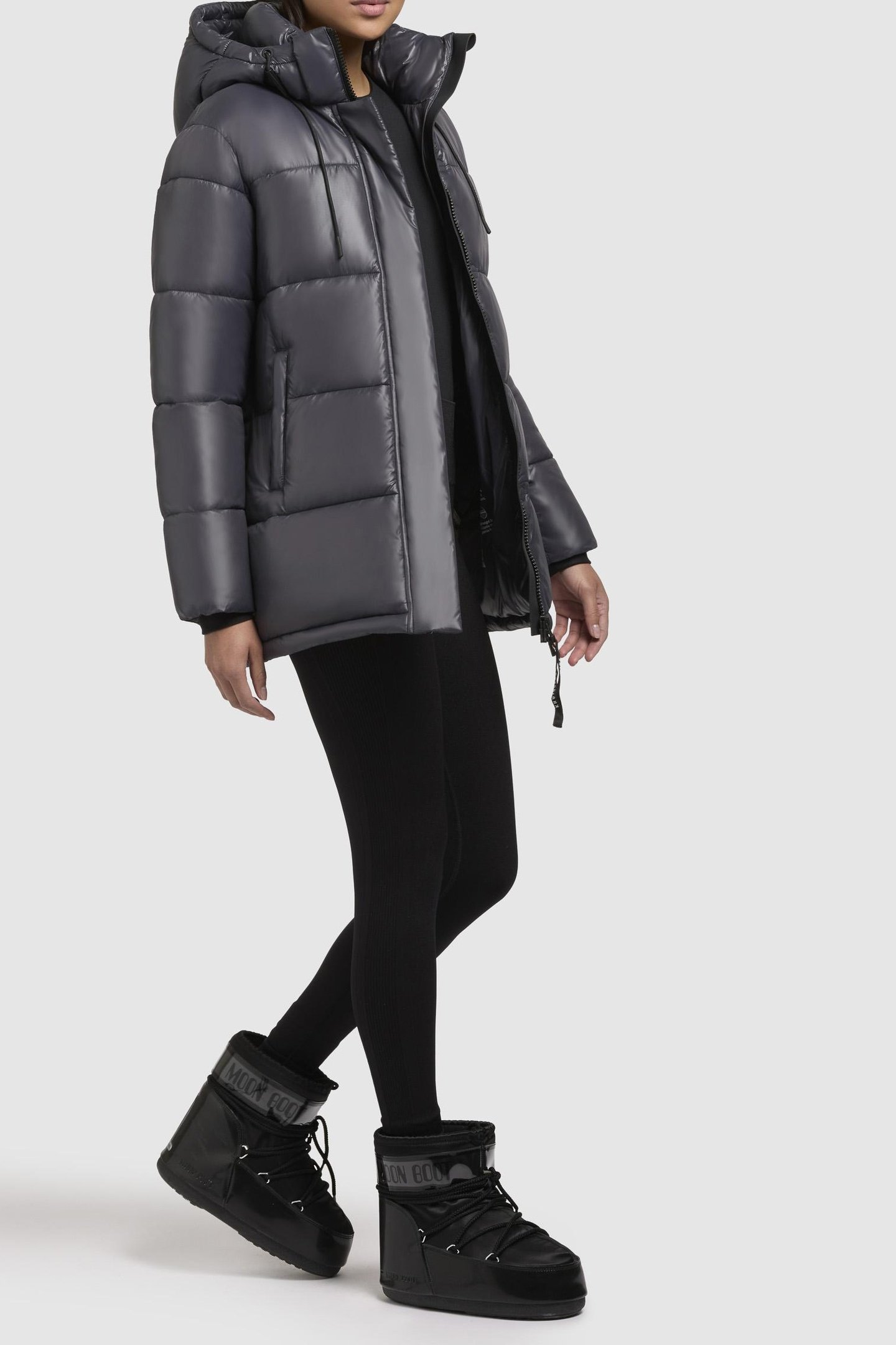 WORD3 SATIN JACKET DARK CLOUD BLUE 1