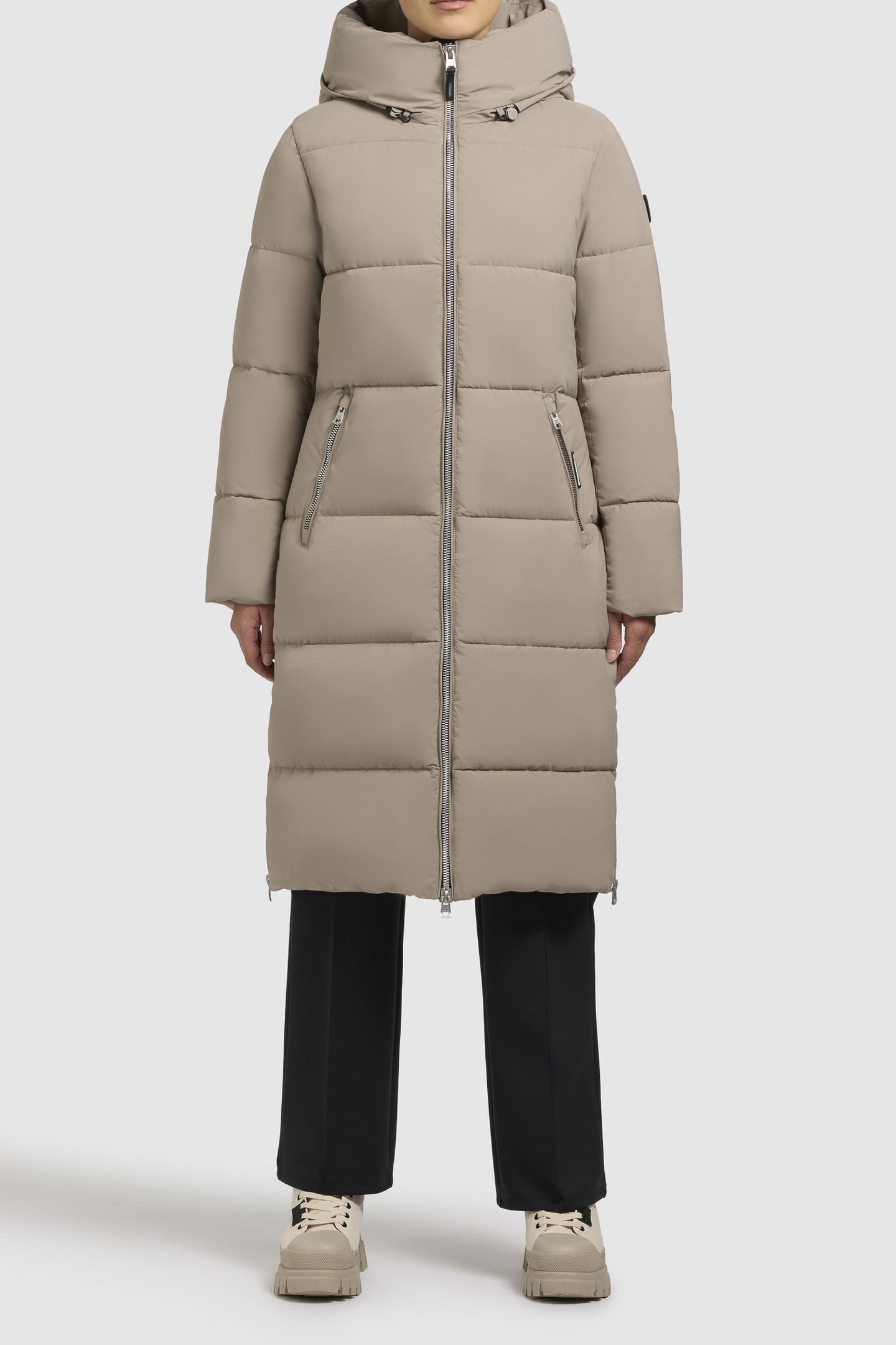 MAGRITT MATT JACKET GREIGE 1