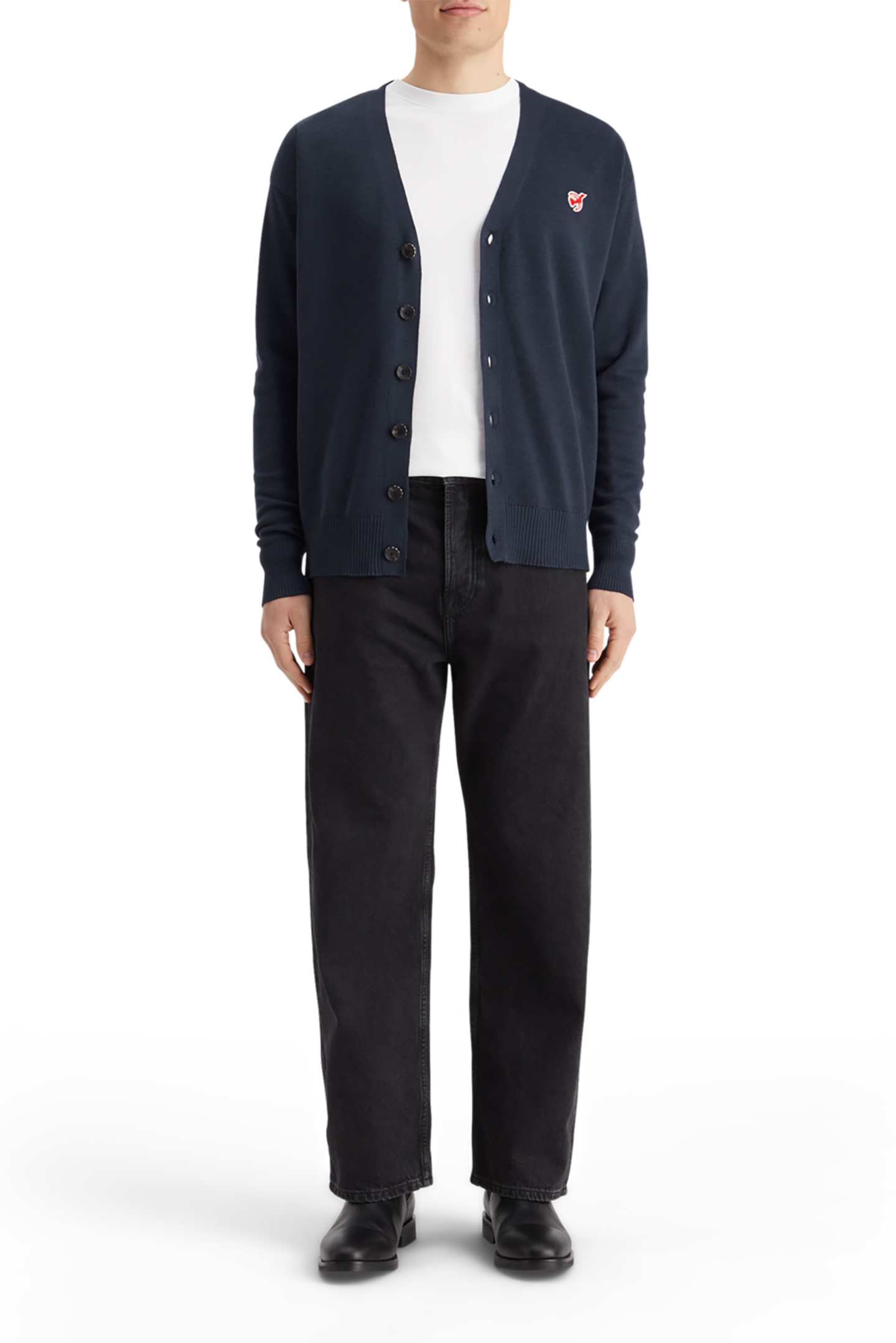 CORE - THE FREE SPIRIT PEACE BIRD CARDIGAN NAVY 6