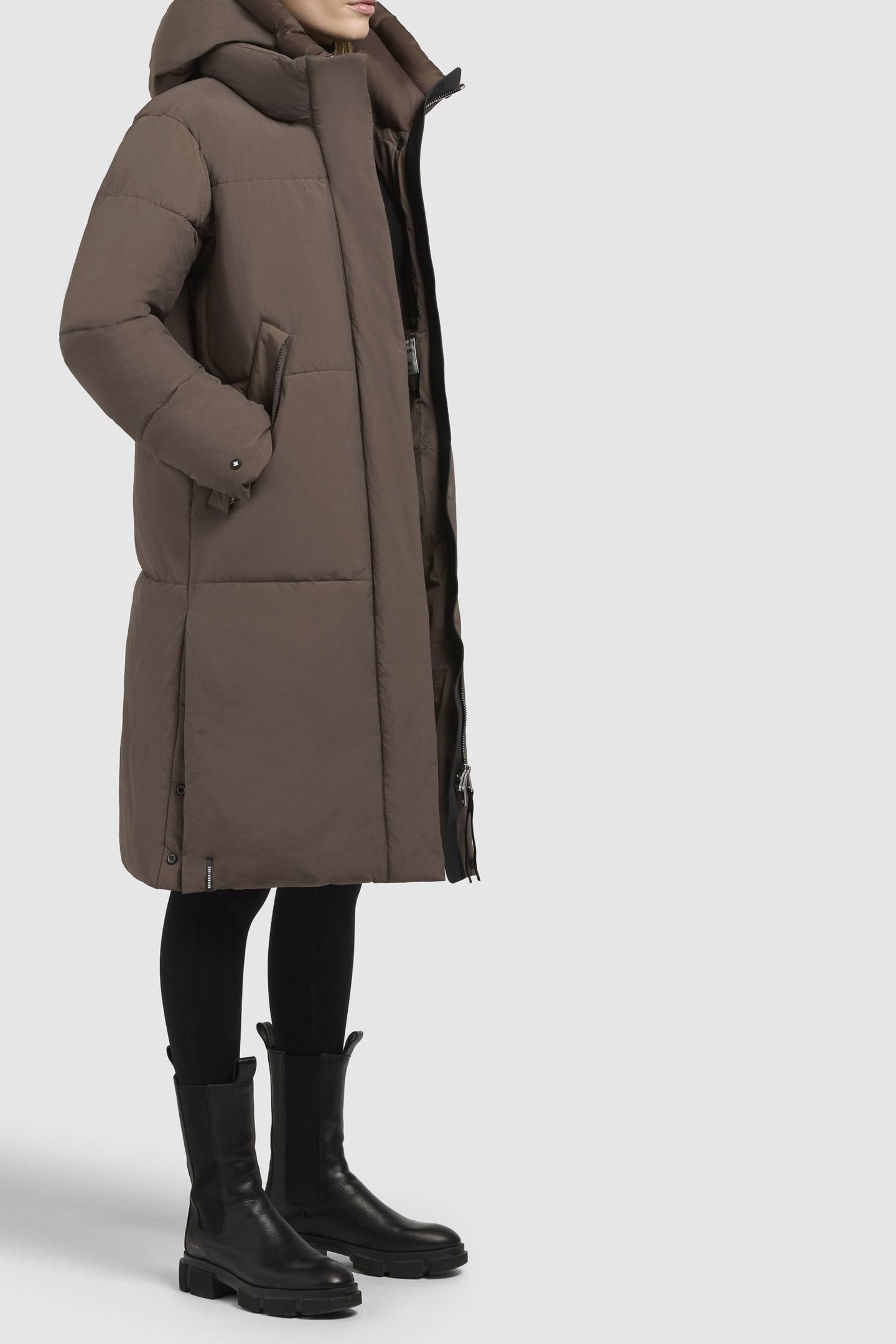 ALIMA COAT STONE TAUPE 3