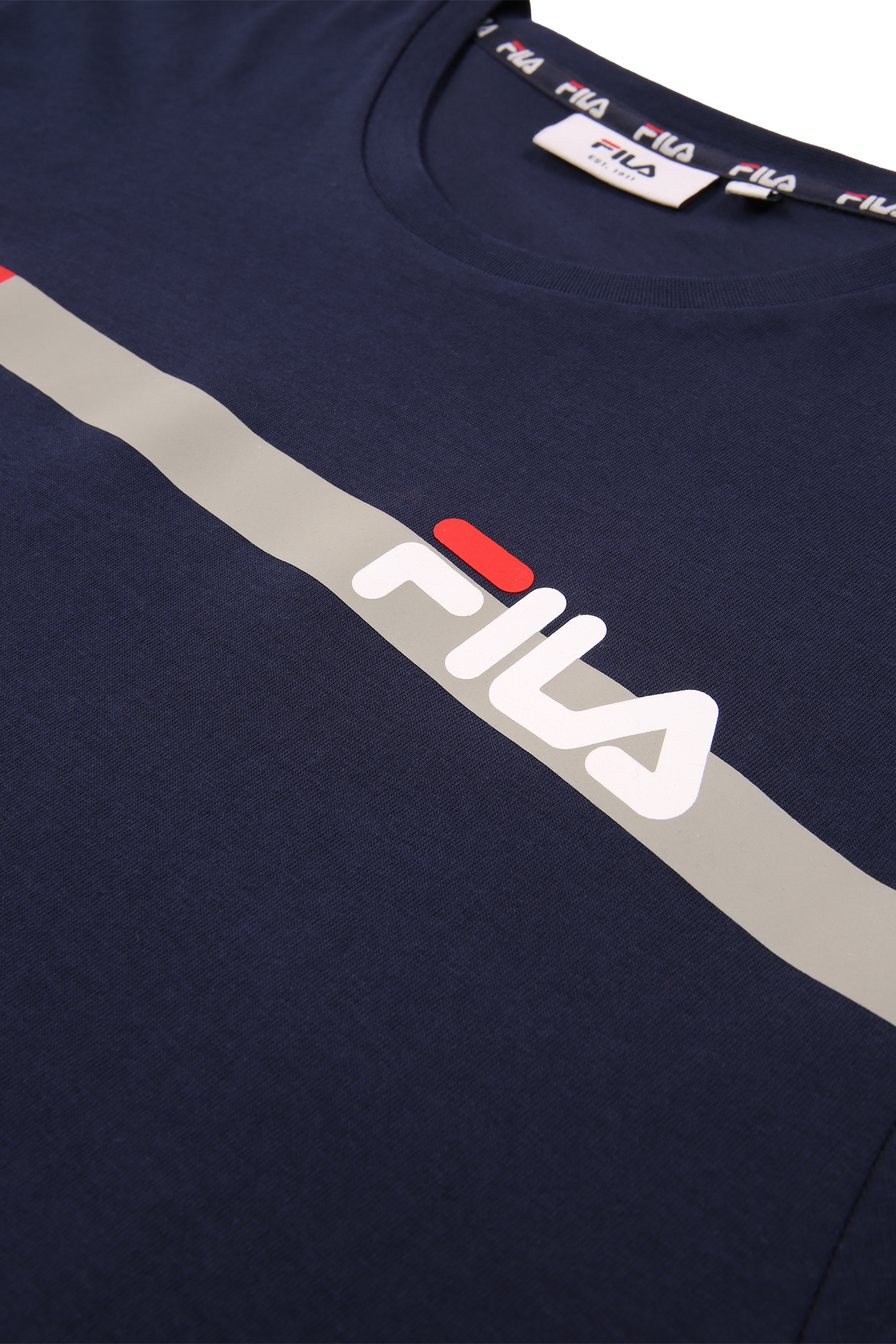 SIDNEY TEE WITH BLOCK STRIPES BLACK IRIS 3