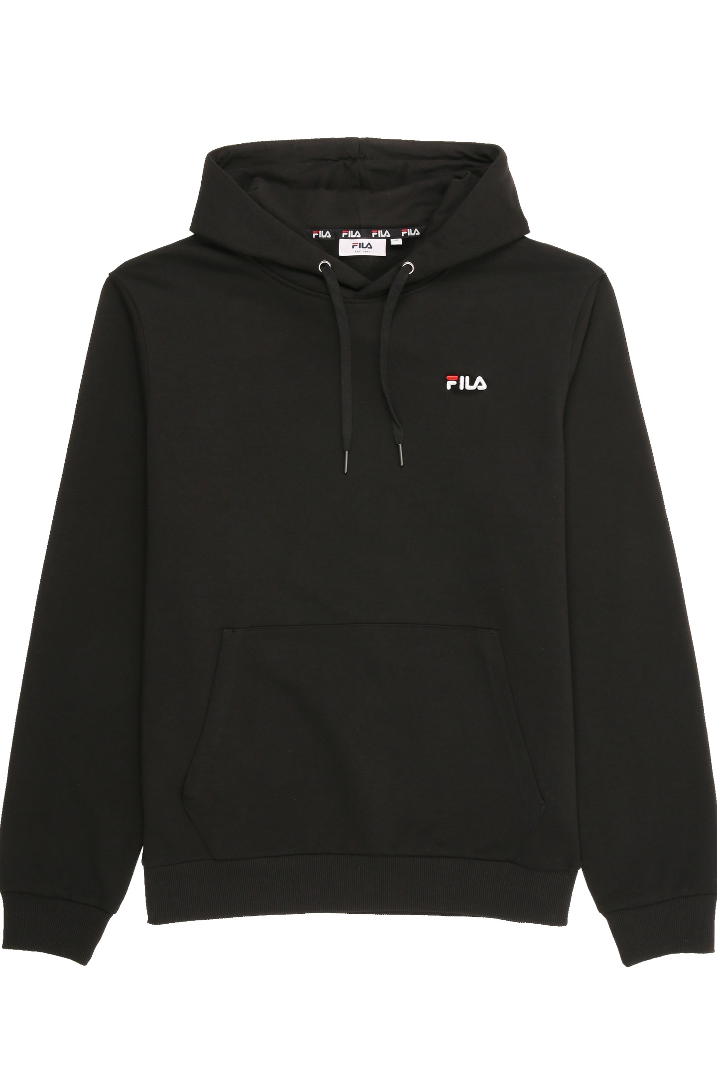 ZEVENAR LOGO HOODIE BLACK 1