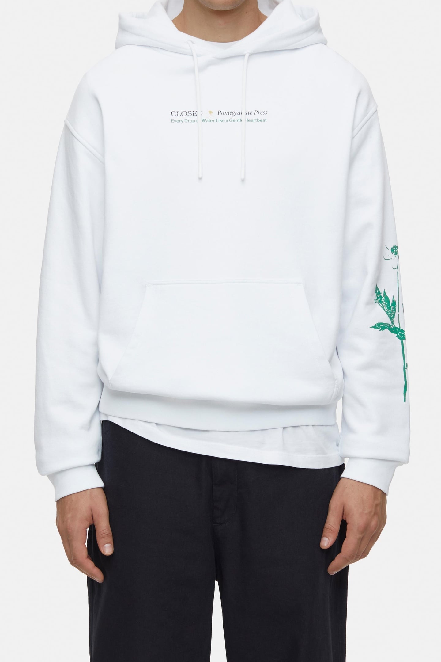 PRINTED HOODIE T-SHIRTS WHITE 2