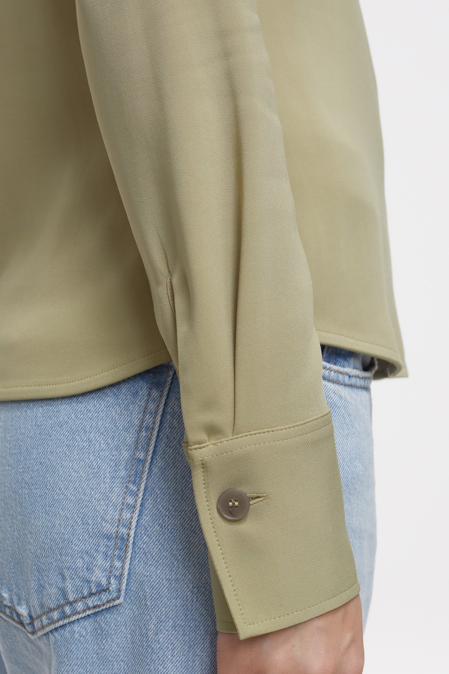 SLIM BLOUSE SAGE TEA 10