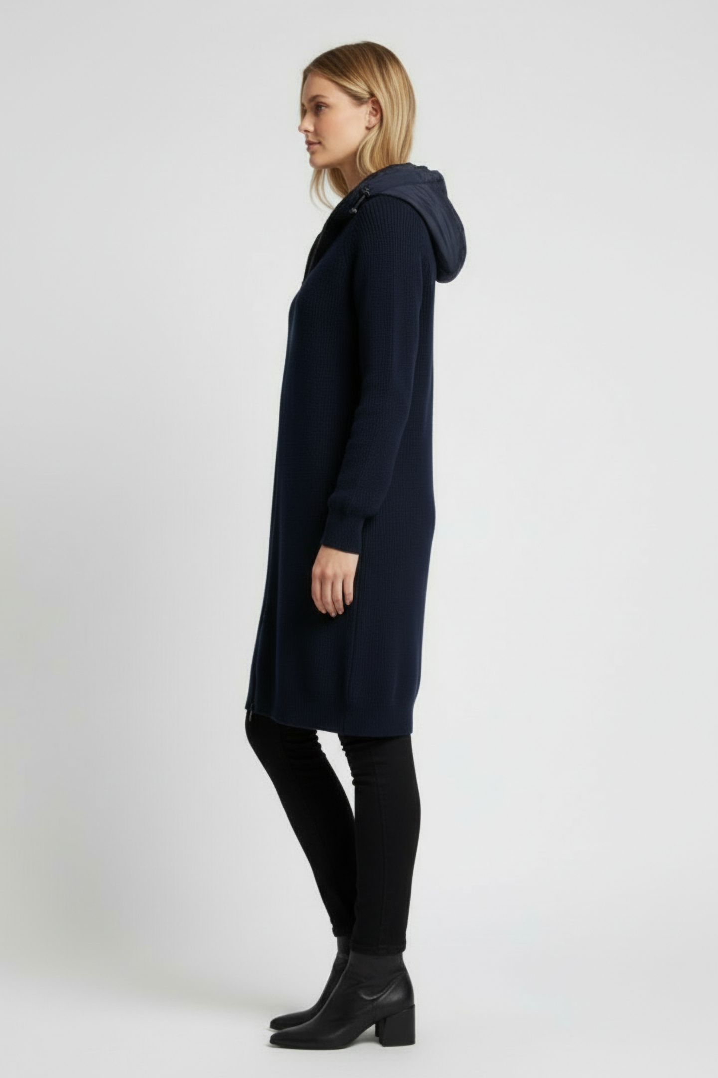 SALTALF HOODIE DRESS MIDNIGHT NAVY 3
