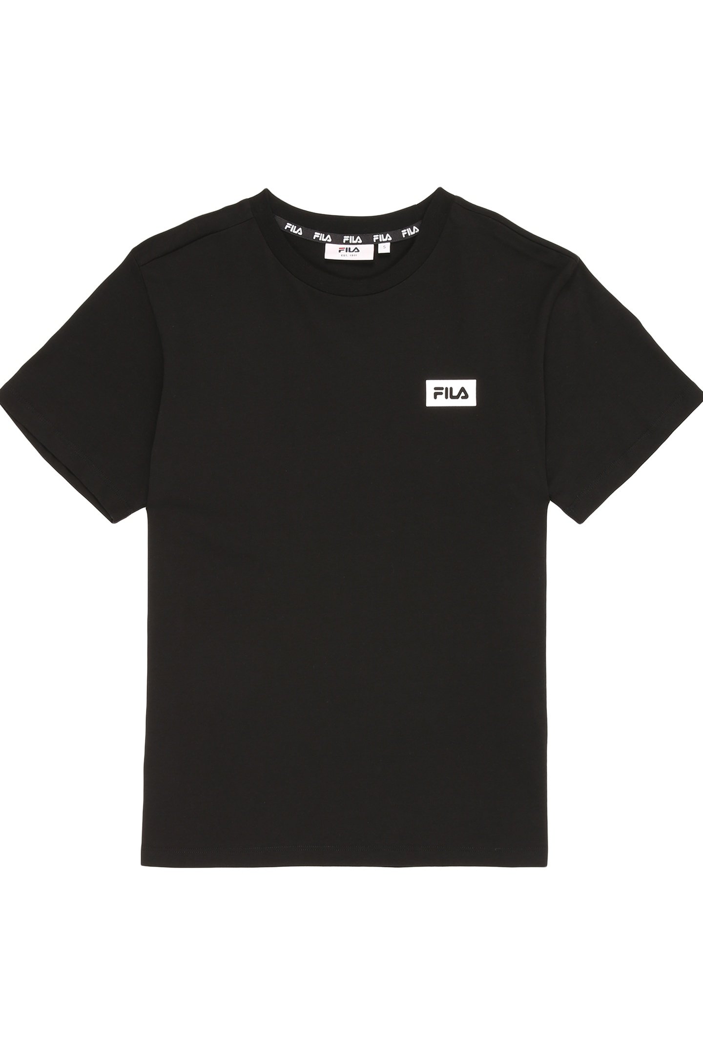 ZLADA RELAXED FIT T-SHIRT BLACK 1