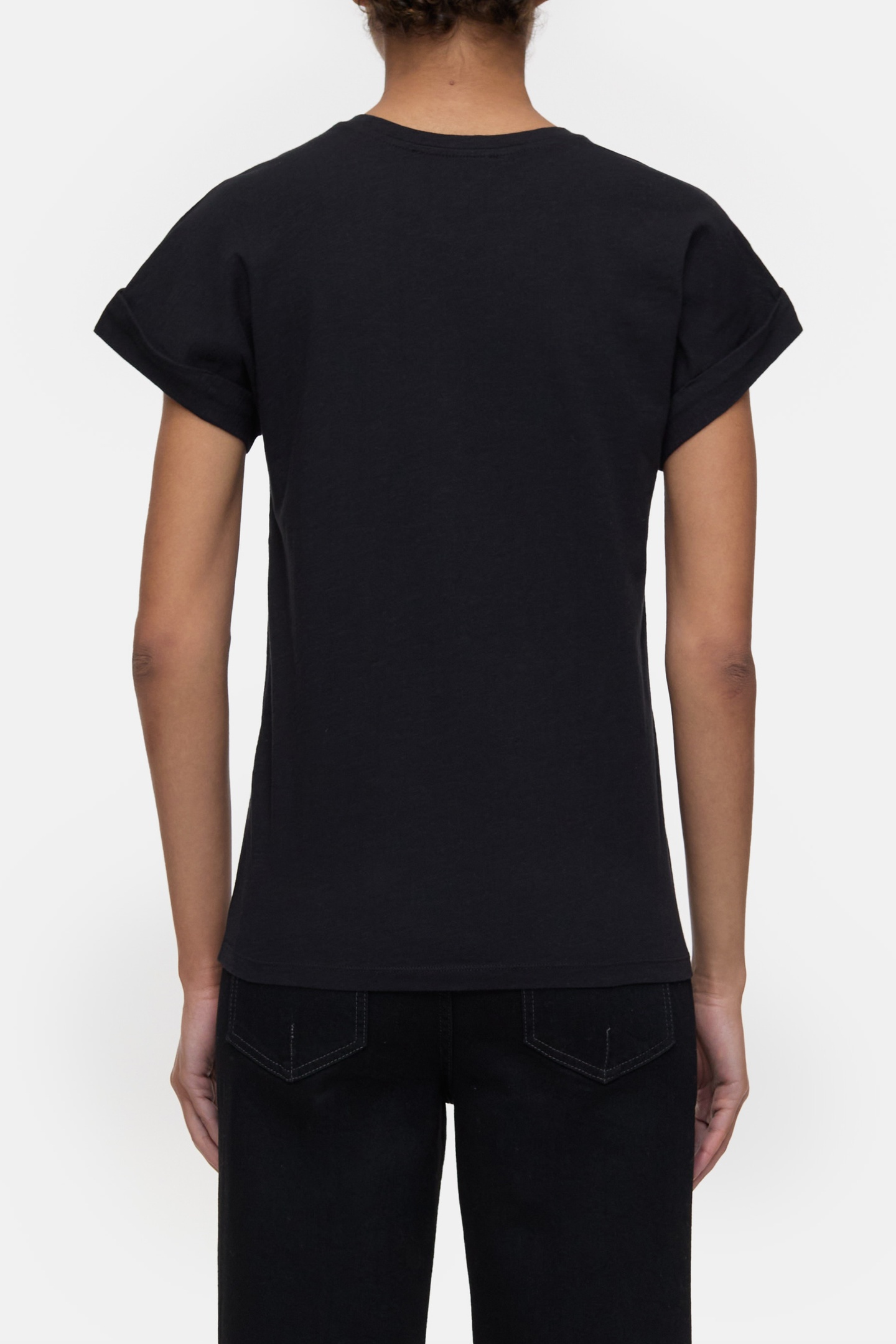 TURN UP T-SHIRT BLACK 3