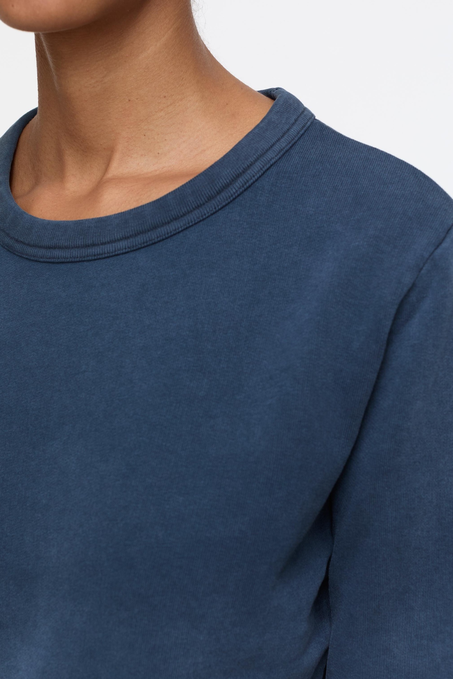 FITTED CREWNECK T-SHIRTS SMOKEY BLUE 3