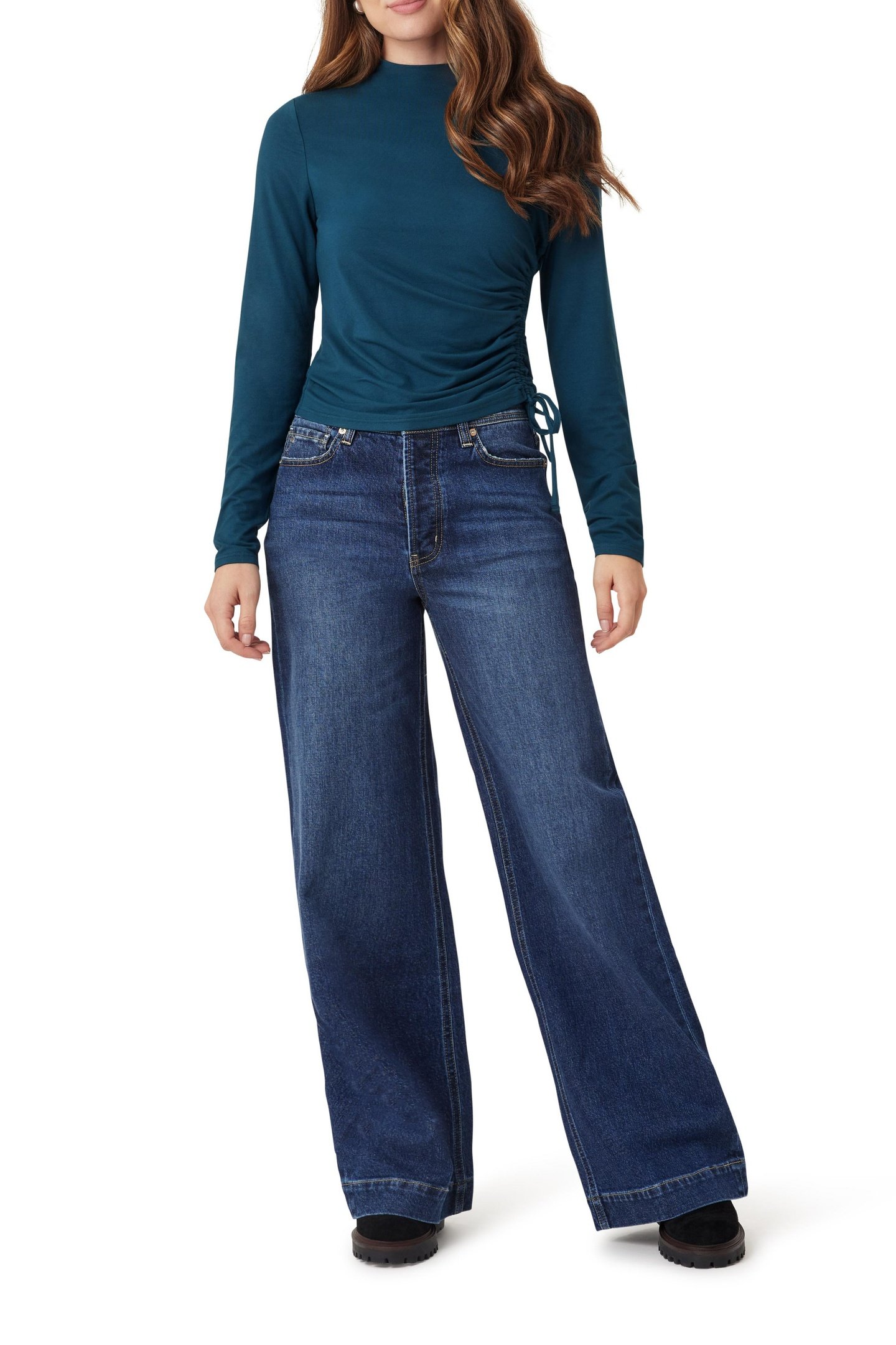 MOCK NECK TOP REFLECTING POND 1