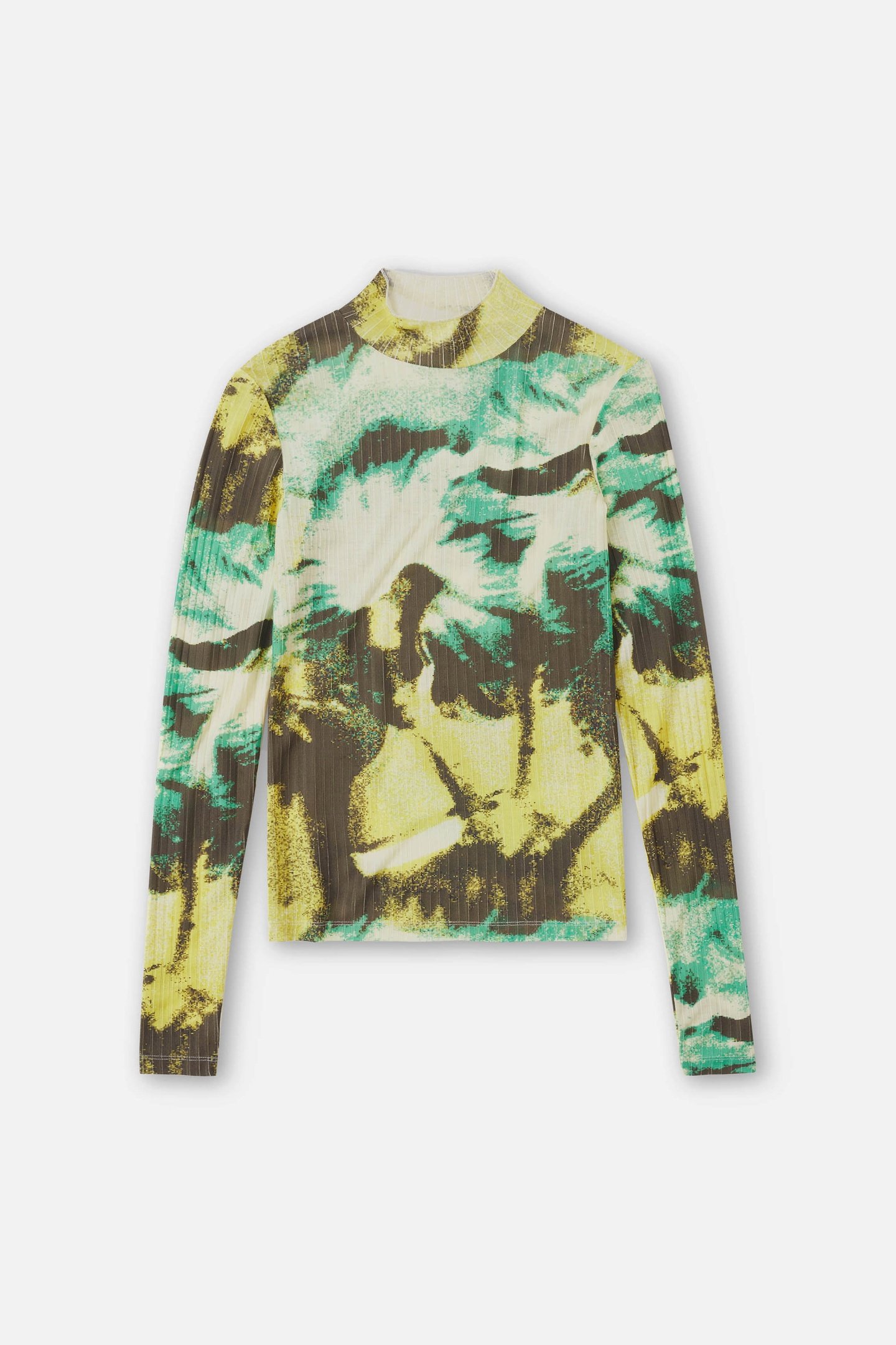 MOCK NECK LONGSLEEVE T-SHIRTS PRIMARY YELLOW 4