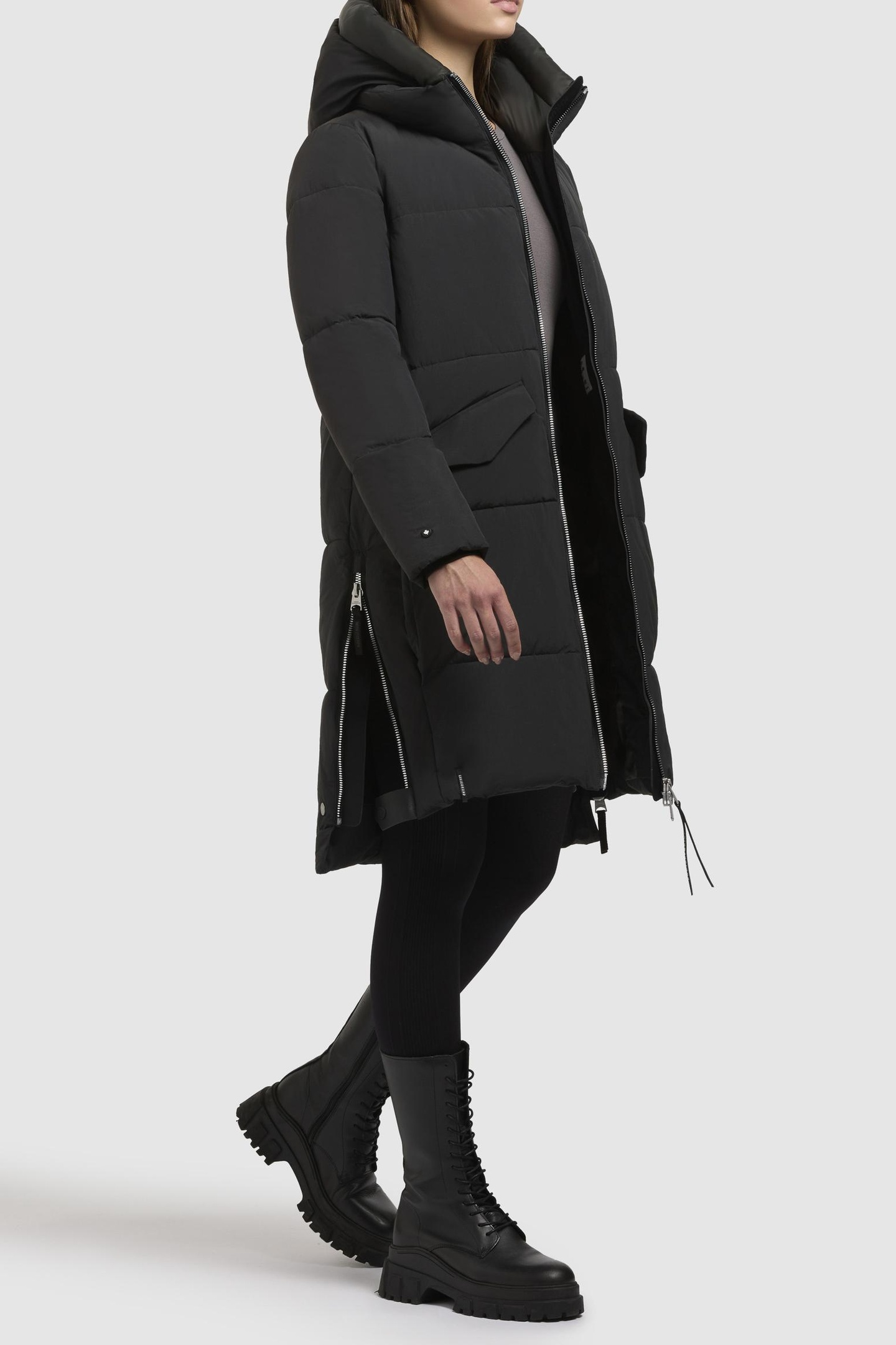 GISEL COAT OBRAGE GREY 6