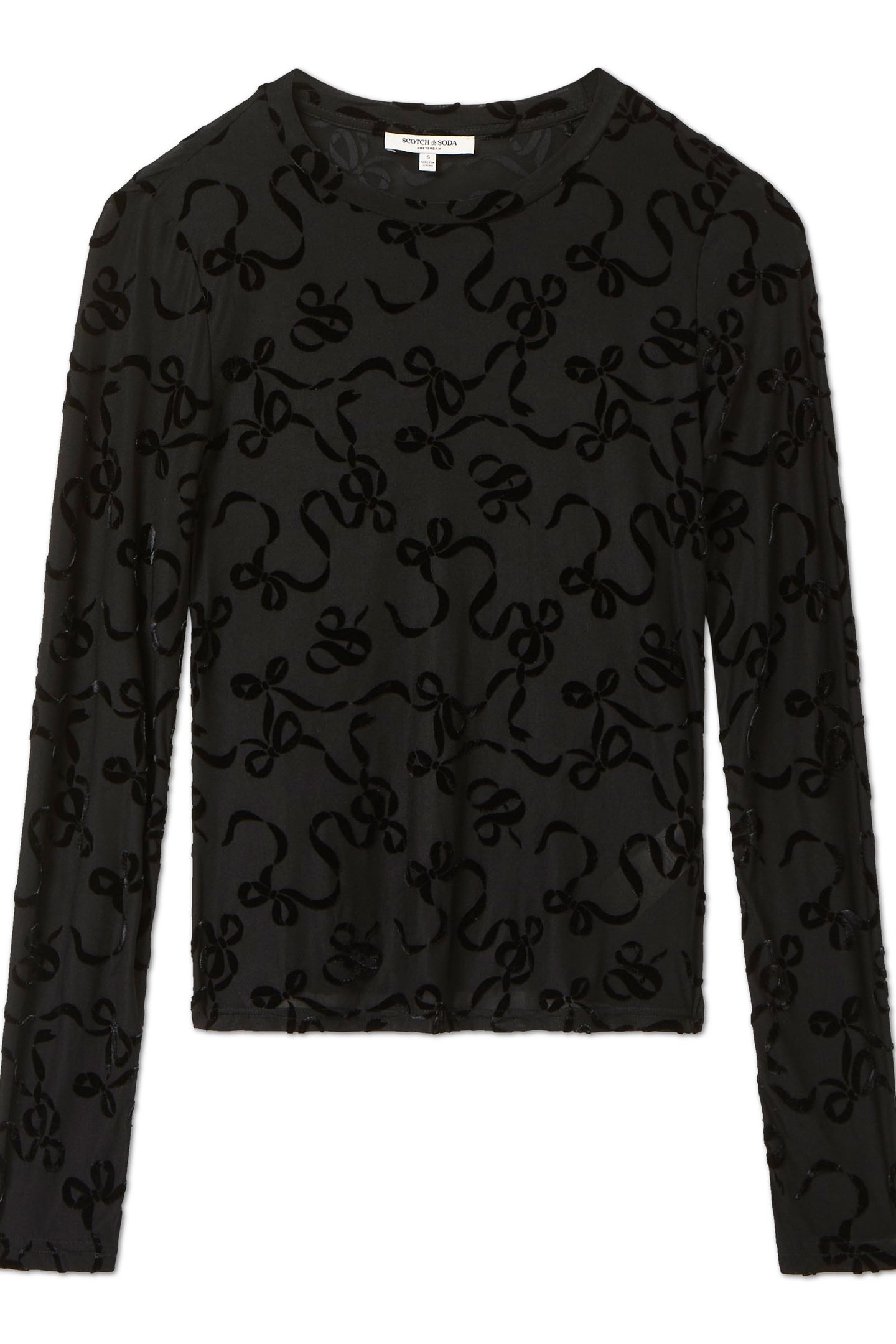 CREW NECK TOP BLACK NIGHT 4