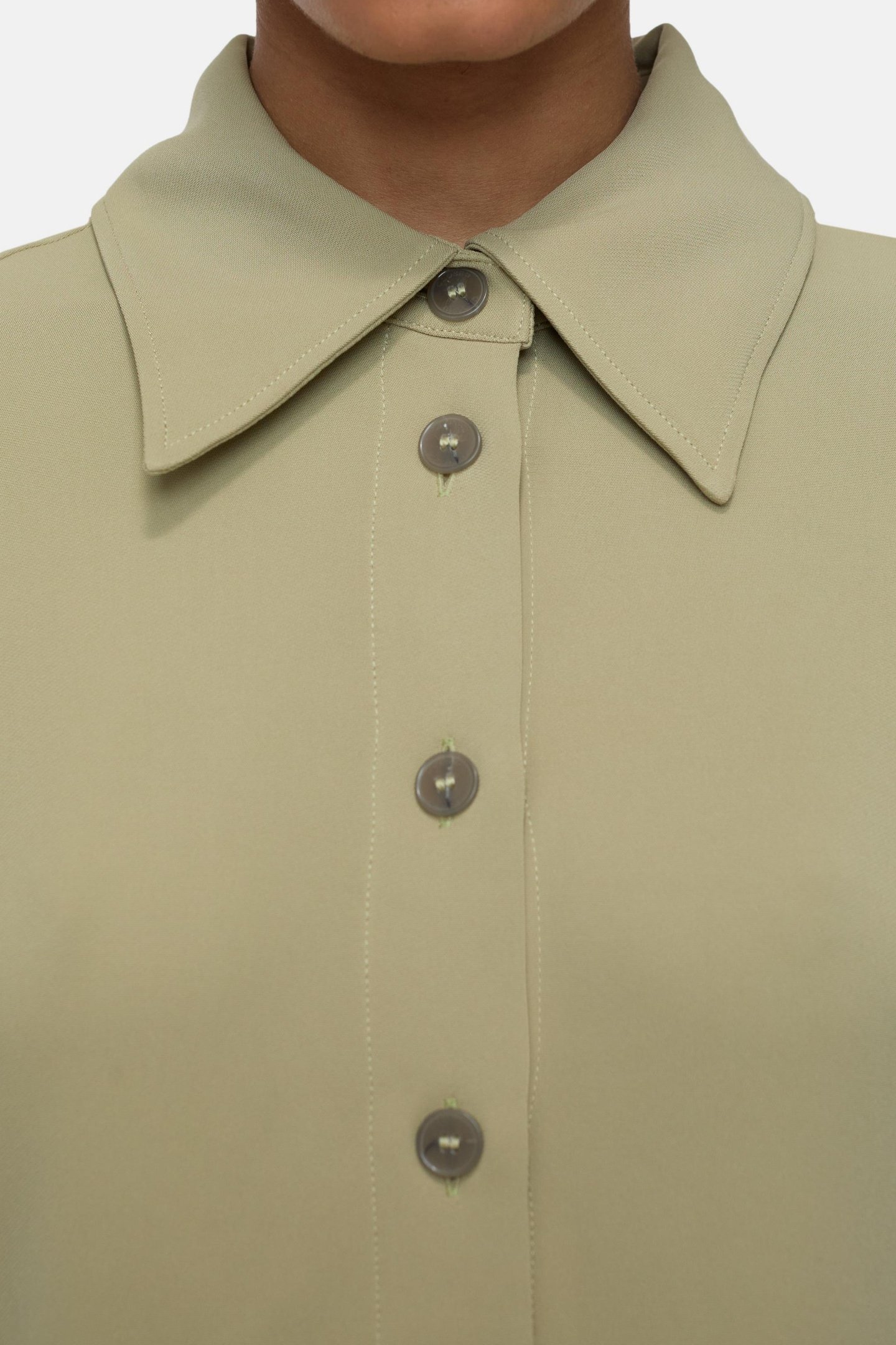 SLIM BLOUSE SAGE TEA 9