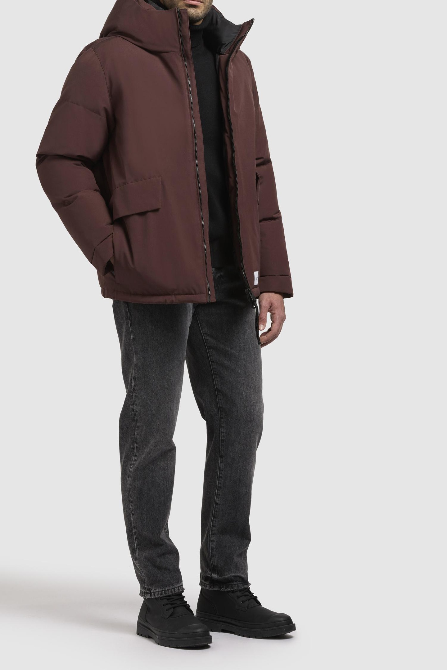 GERO JACKET BURGUNDY RED 2