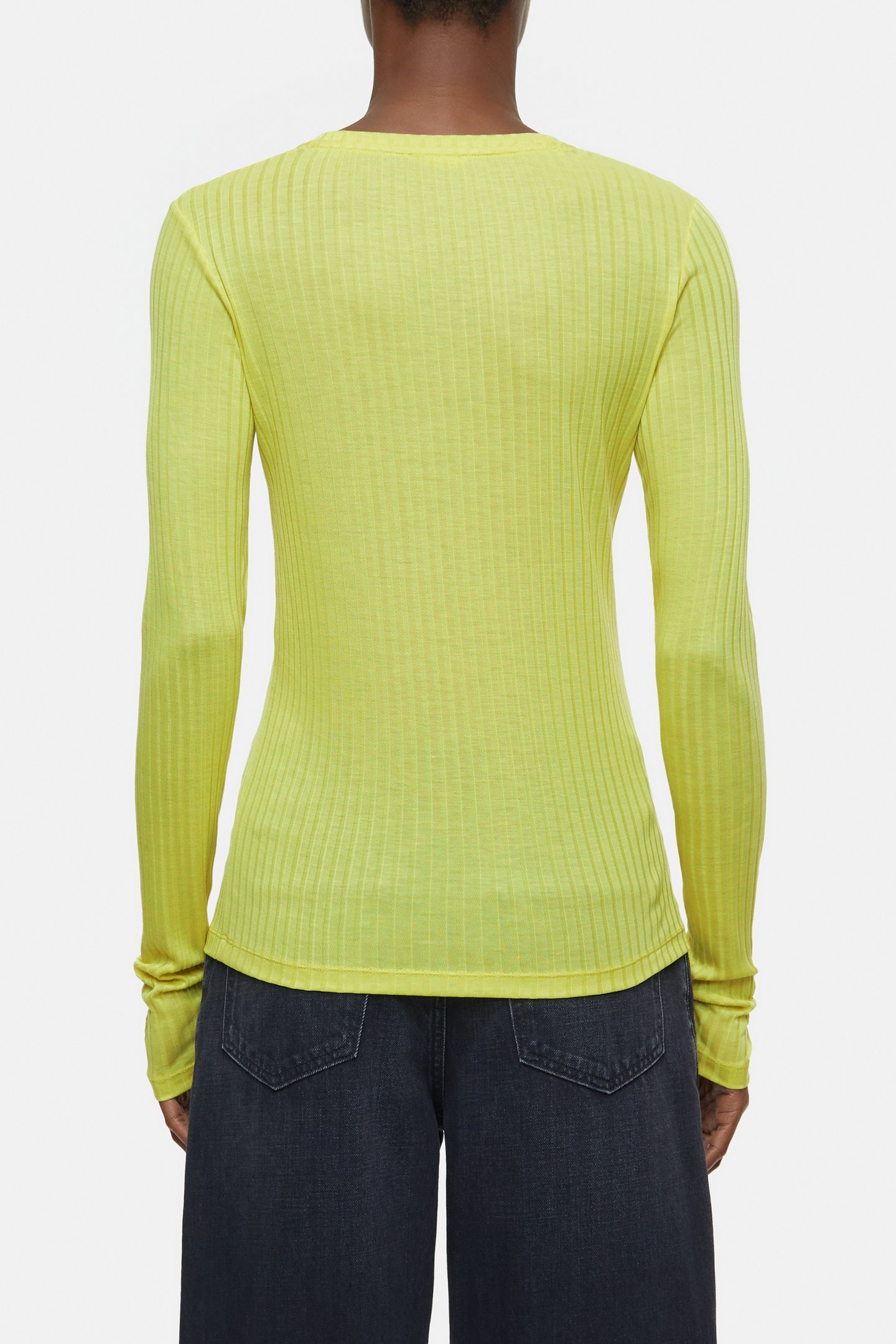 CREWNECK LONGSLEEVE T-SHIRTS PRIMARY YELLOW 3