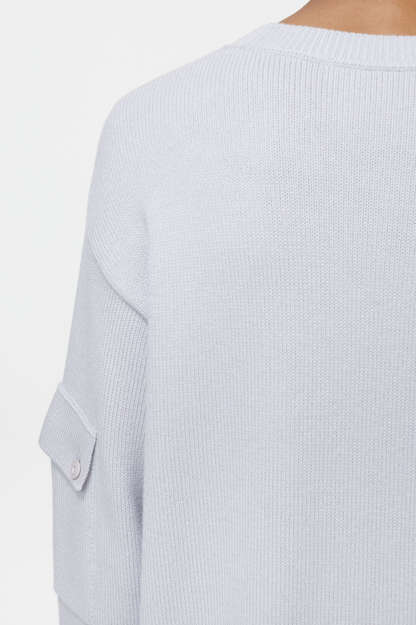CREWNECK JUMPER KNITS FOG GREY 5