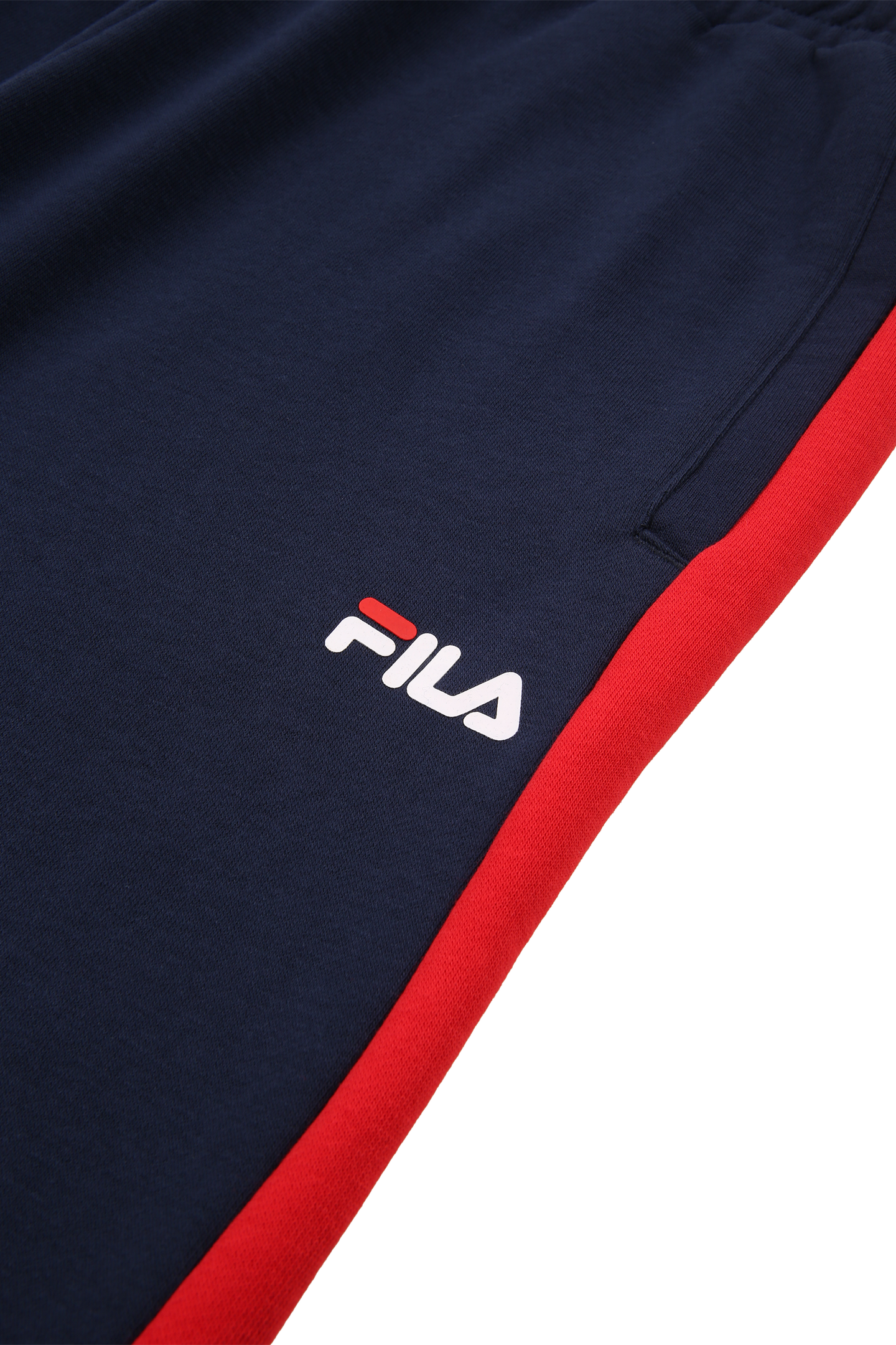 SAUSALITO SWEAT PANTS WITH BLOCK STRIPES BLACK IRIS-TRUE RED 3