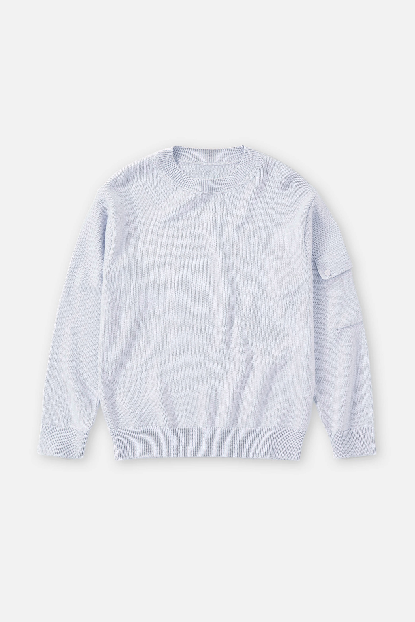 CREWNECK JUMPER KNITS FOG GREY 4