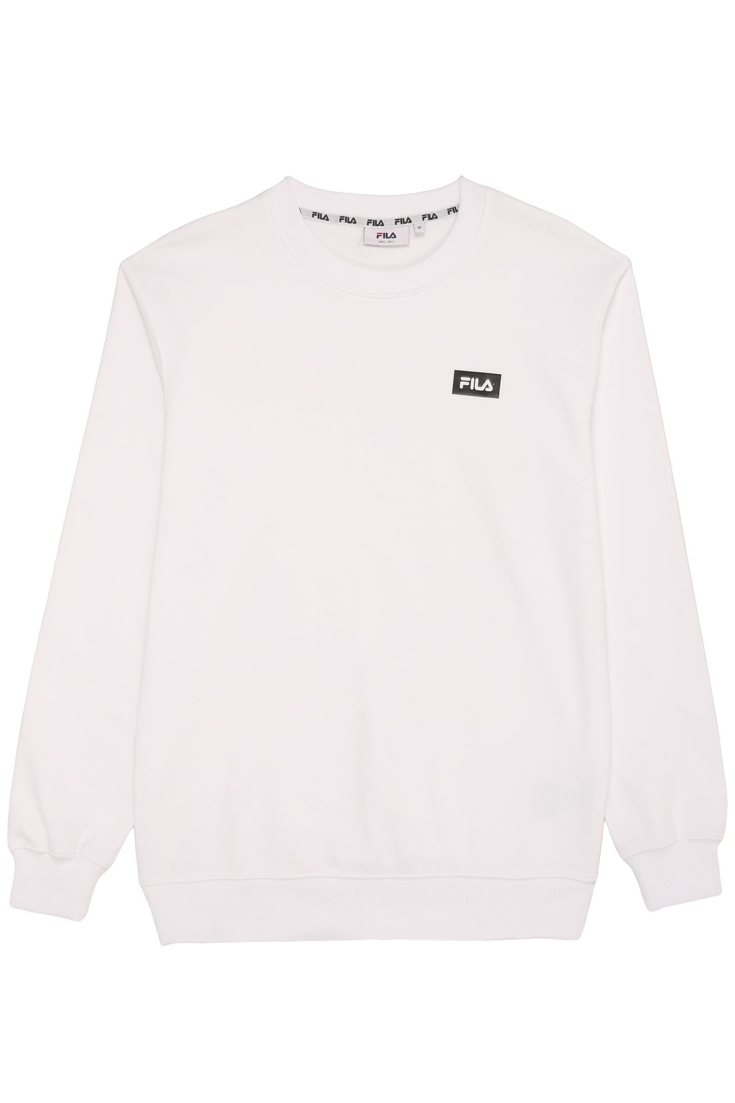 SILON CREW SWEAT BRIGHT WHITE 1