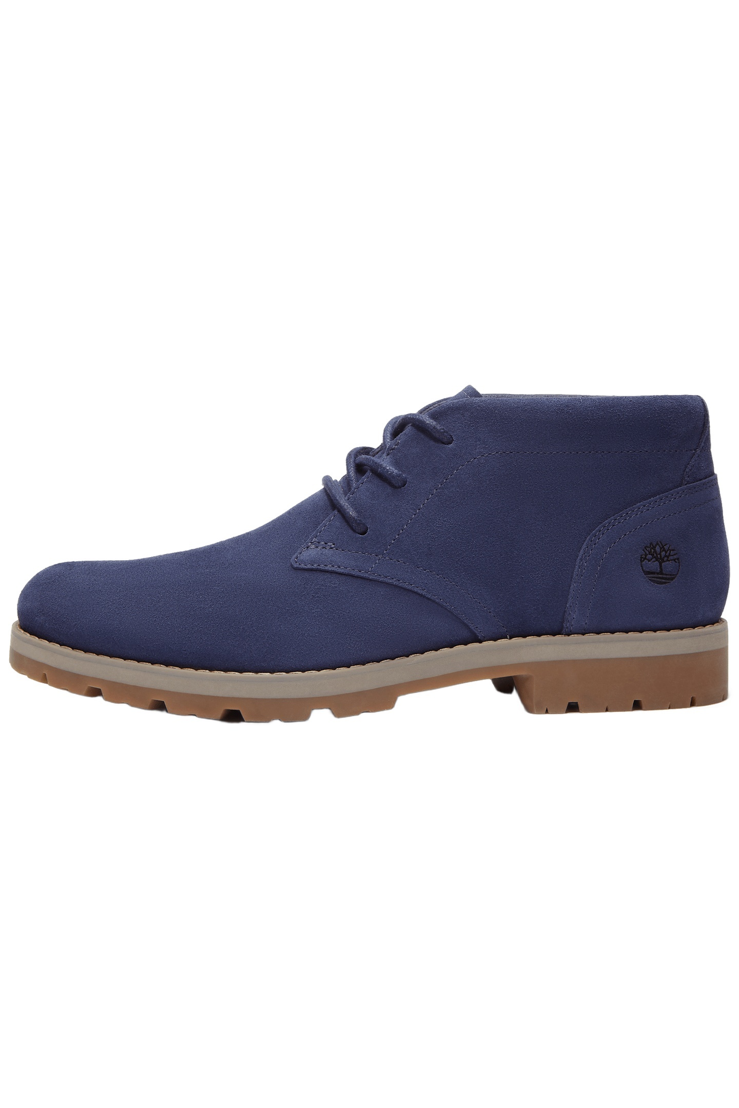 BRITTON SQUARE MID LACE UP BOOT NAVY SUEDE 2