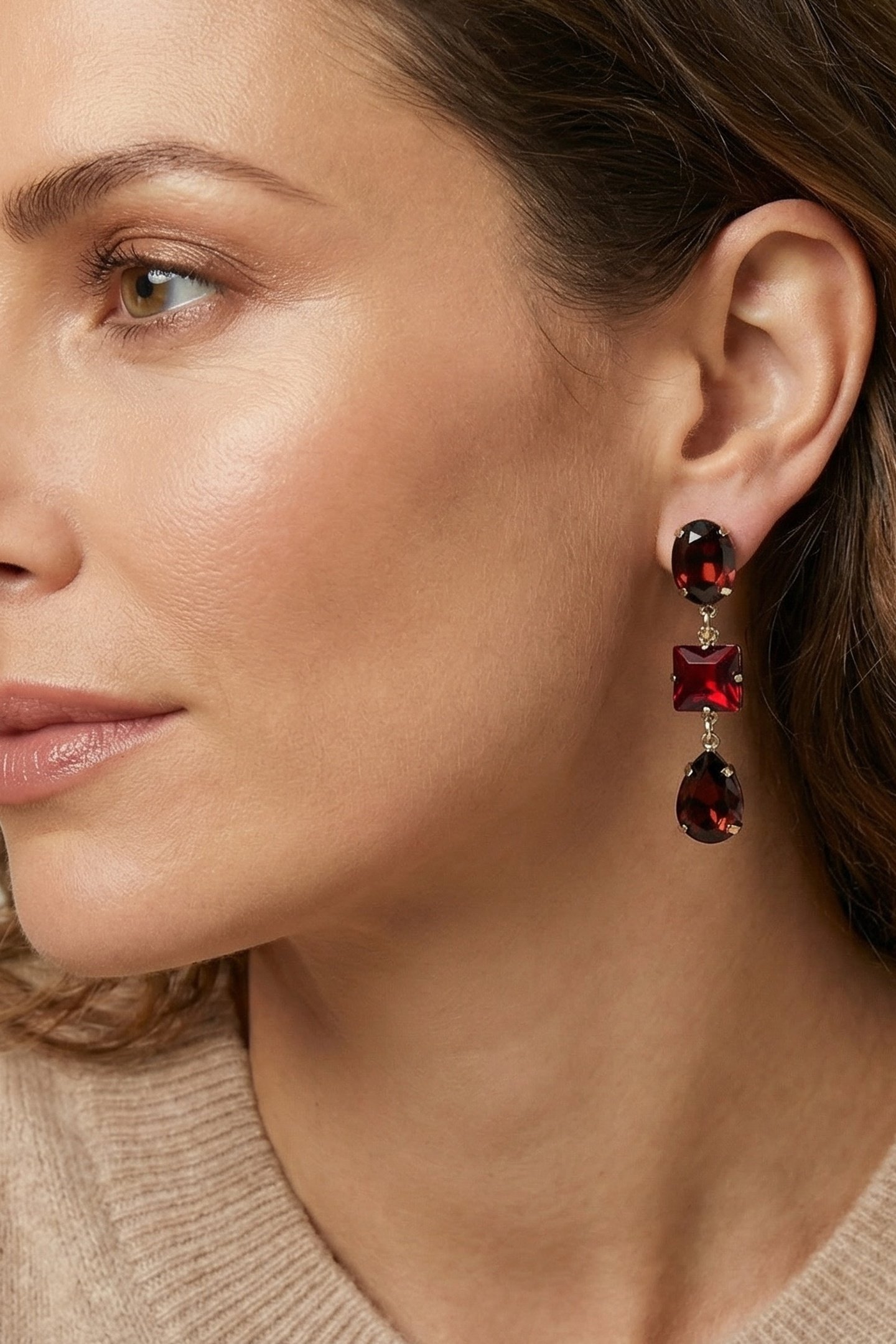 SIAM CRYSTAL EARRINGS 1