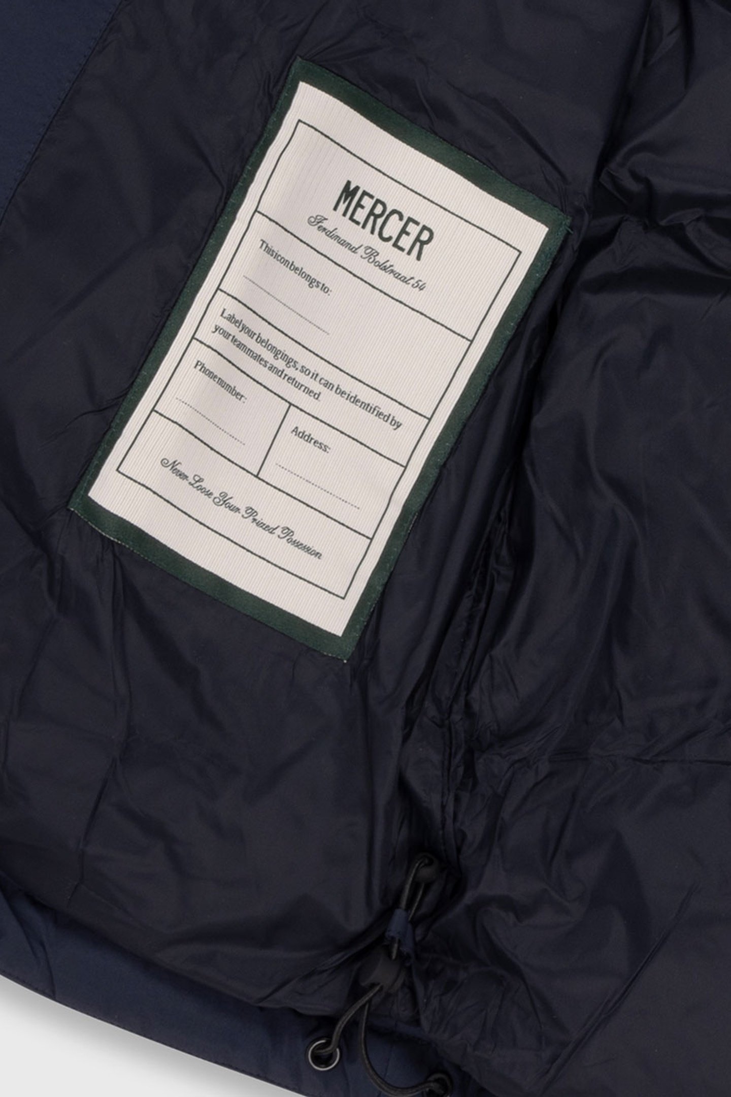 THE MERCER BODYWARMER NAVY 5