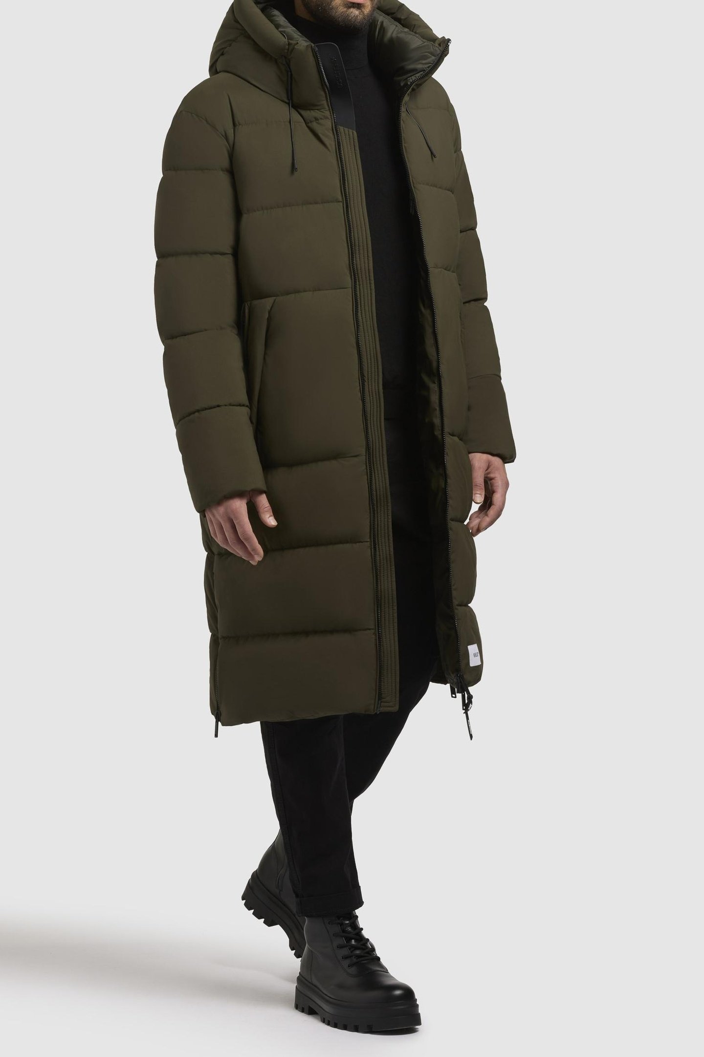 RIGO MATT COAT EARTH GREEN 4