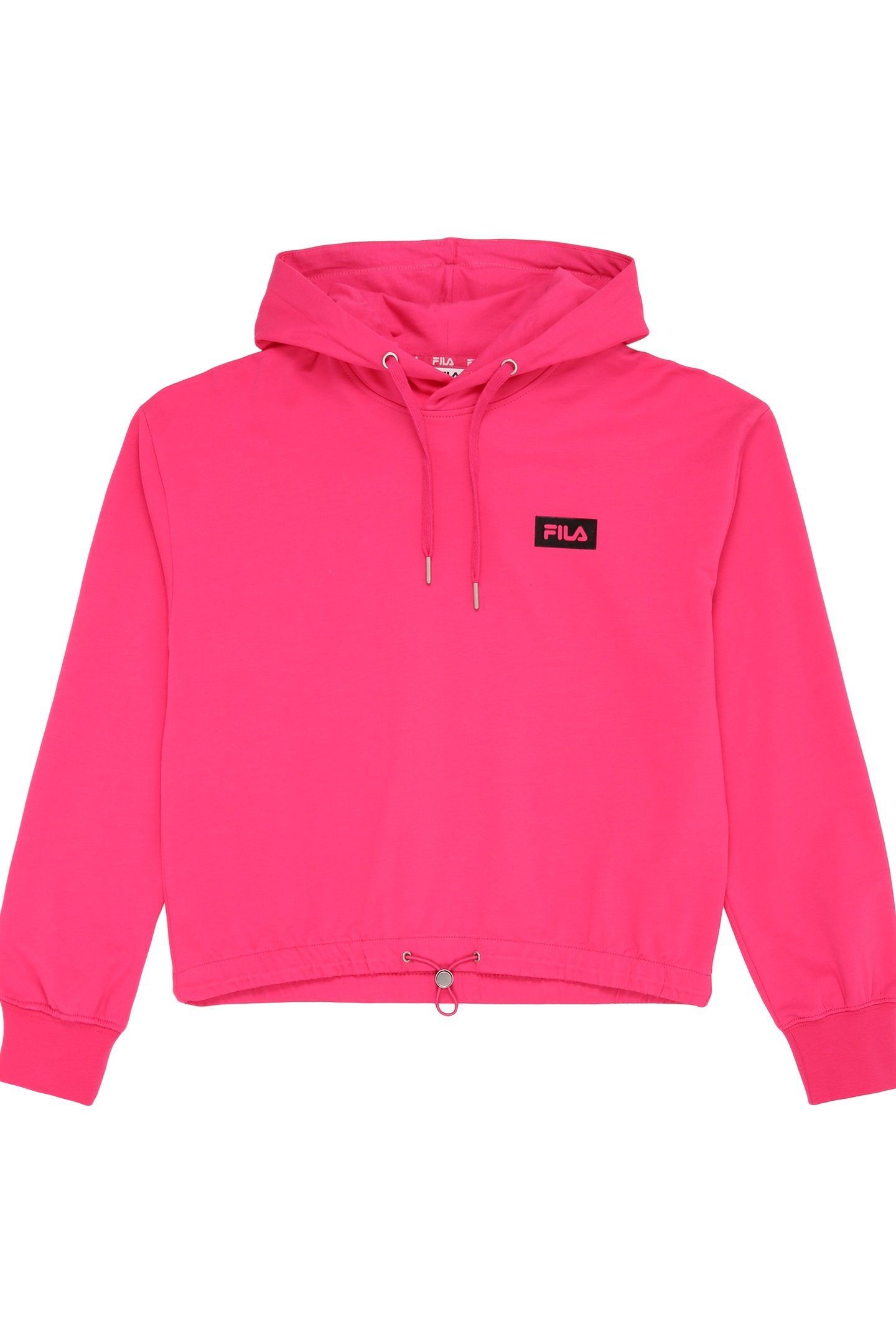 ZILONA CROPPED LOOSE HOODIE PINK YARROW 1