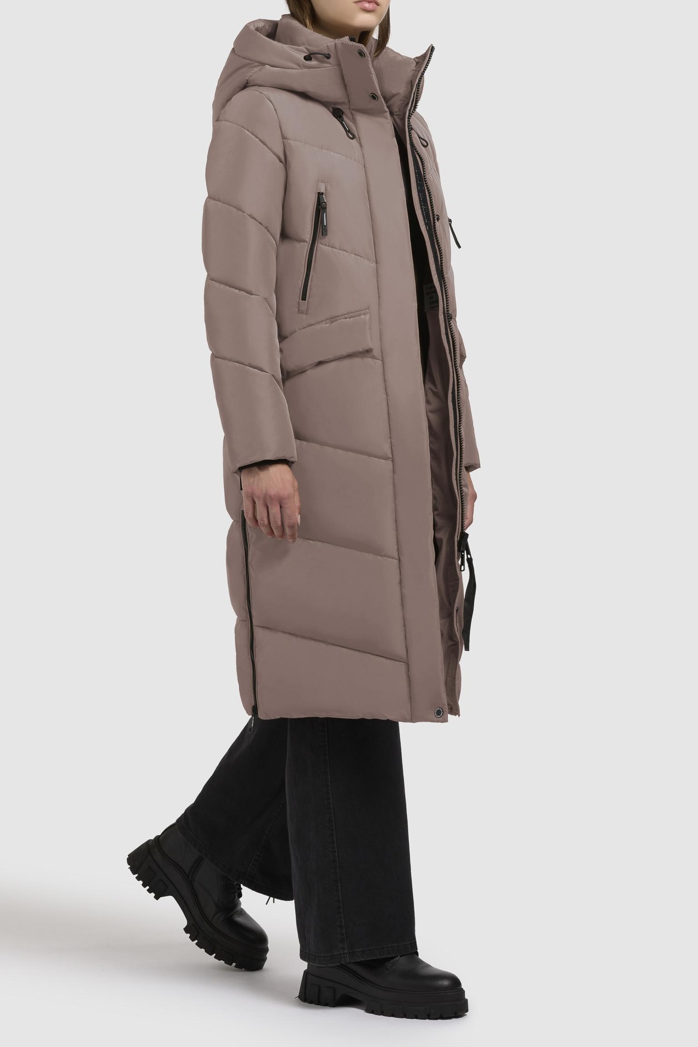 EVIEL COAT TAUPE 3