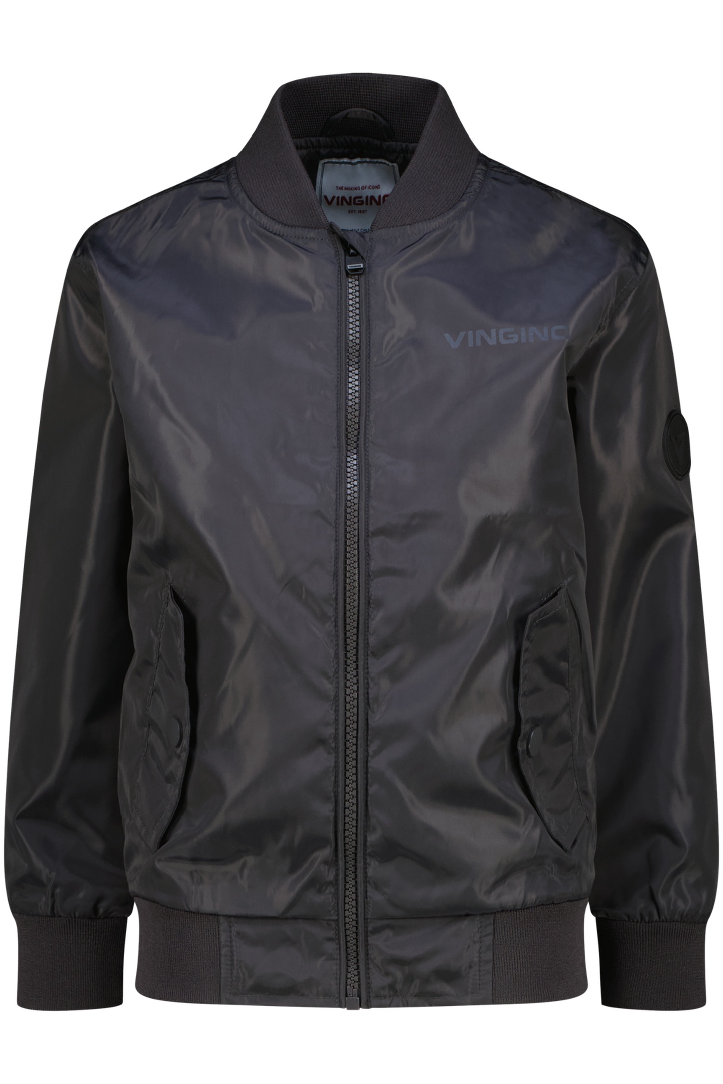 BOYS TINOR JACKET OUTDOOR METTALIC GREY 1