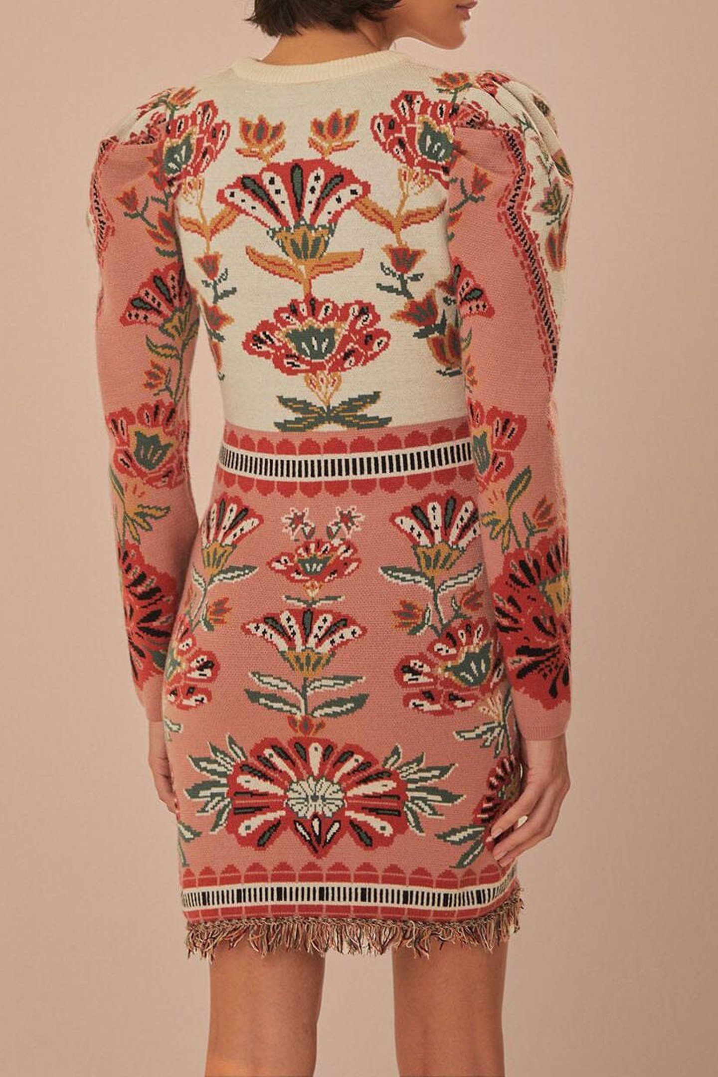 RIAD CREAM KNIT DRESS 3