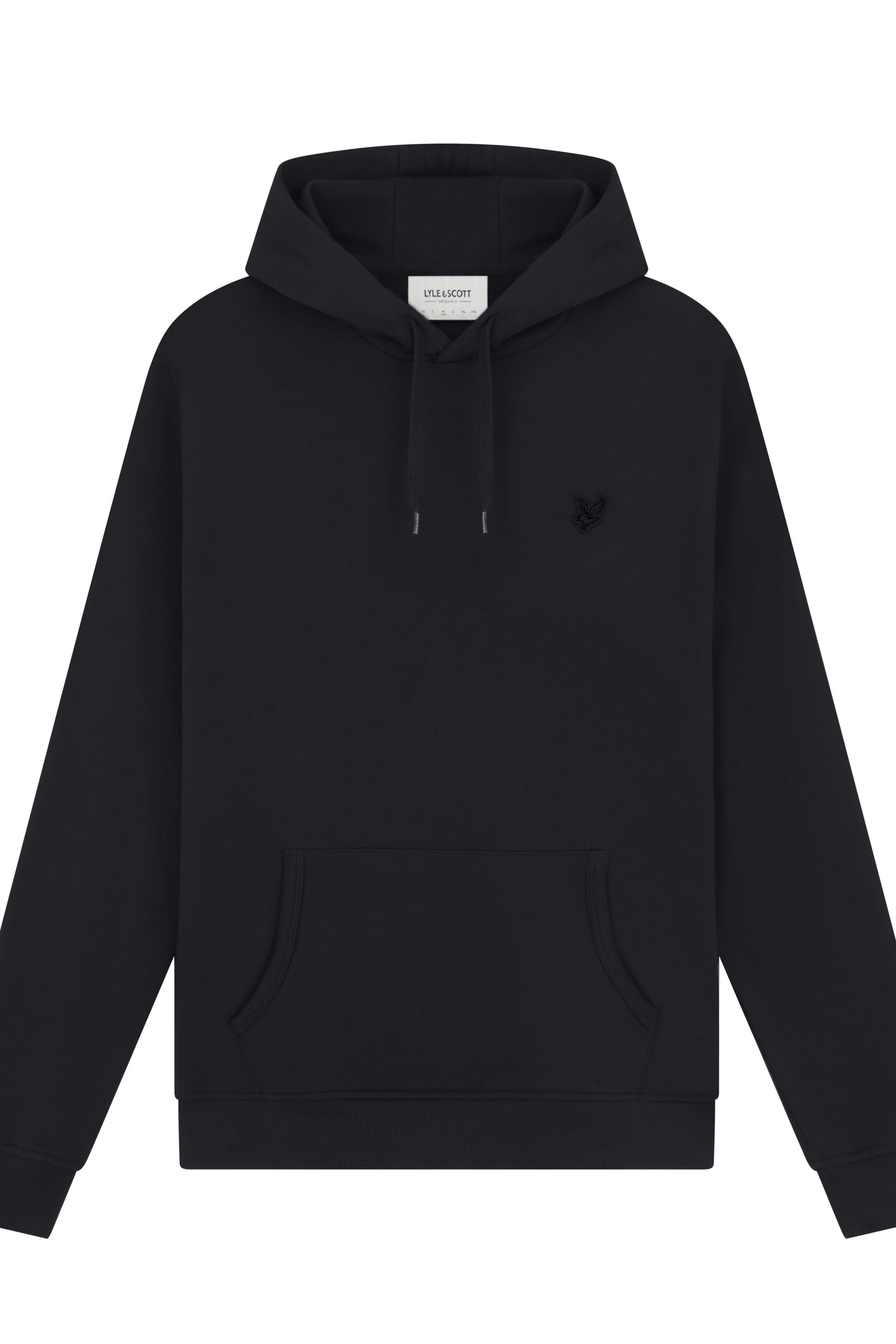TONAL EAGLE PULLOVER HOODIE JET BLACK 3