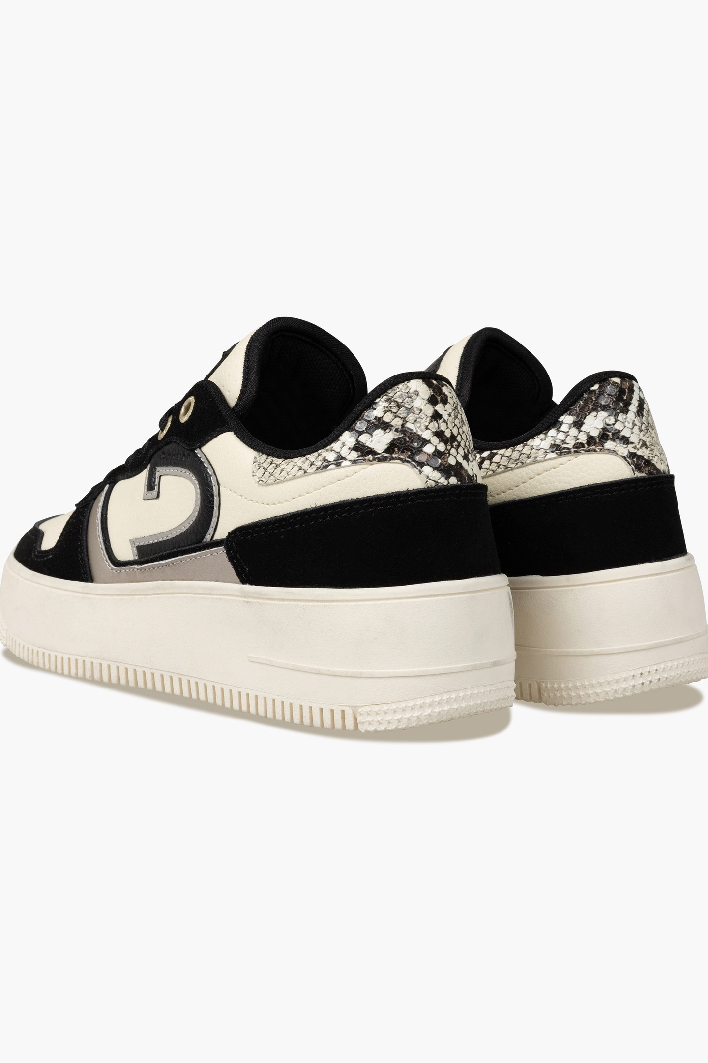 CAMPO LOW _ TALL - FINE LIZZARD/SUEDE BLACK/BROWN 4