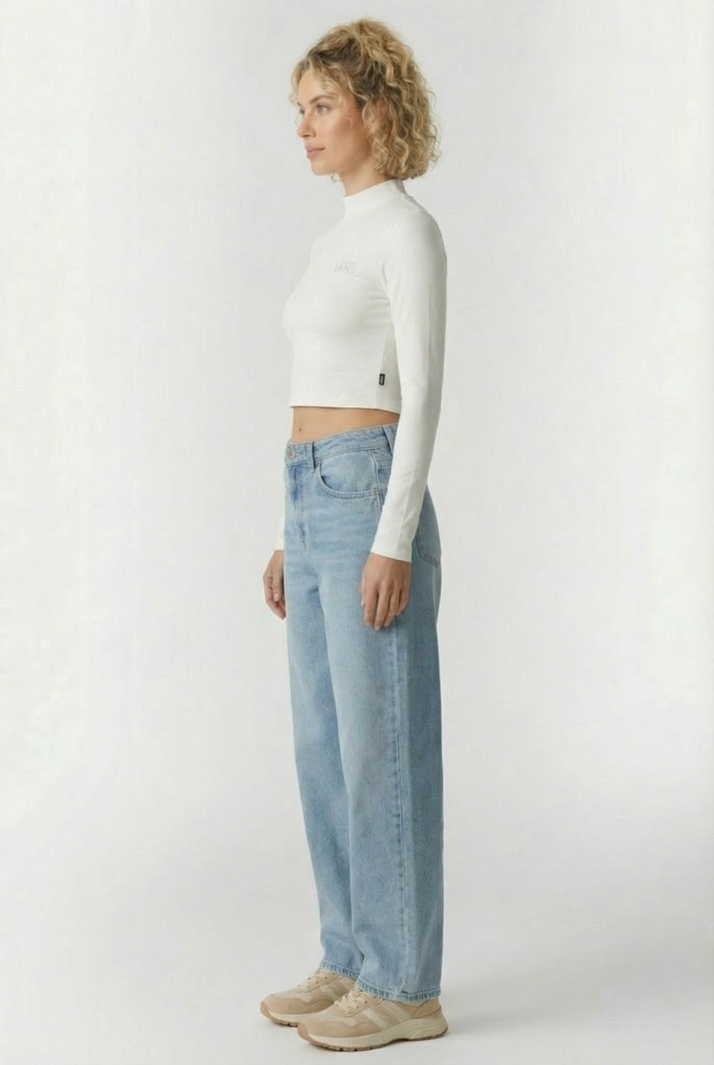 MINI MOCK NECK LS PROGRAM MARSHMALLOW 3