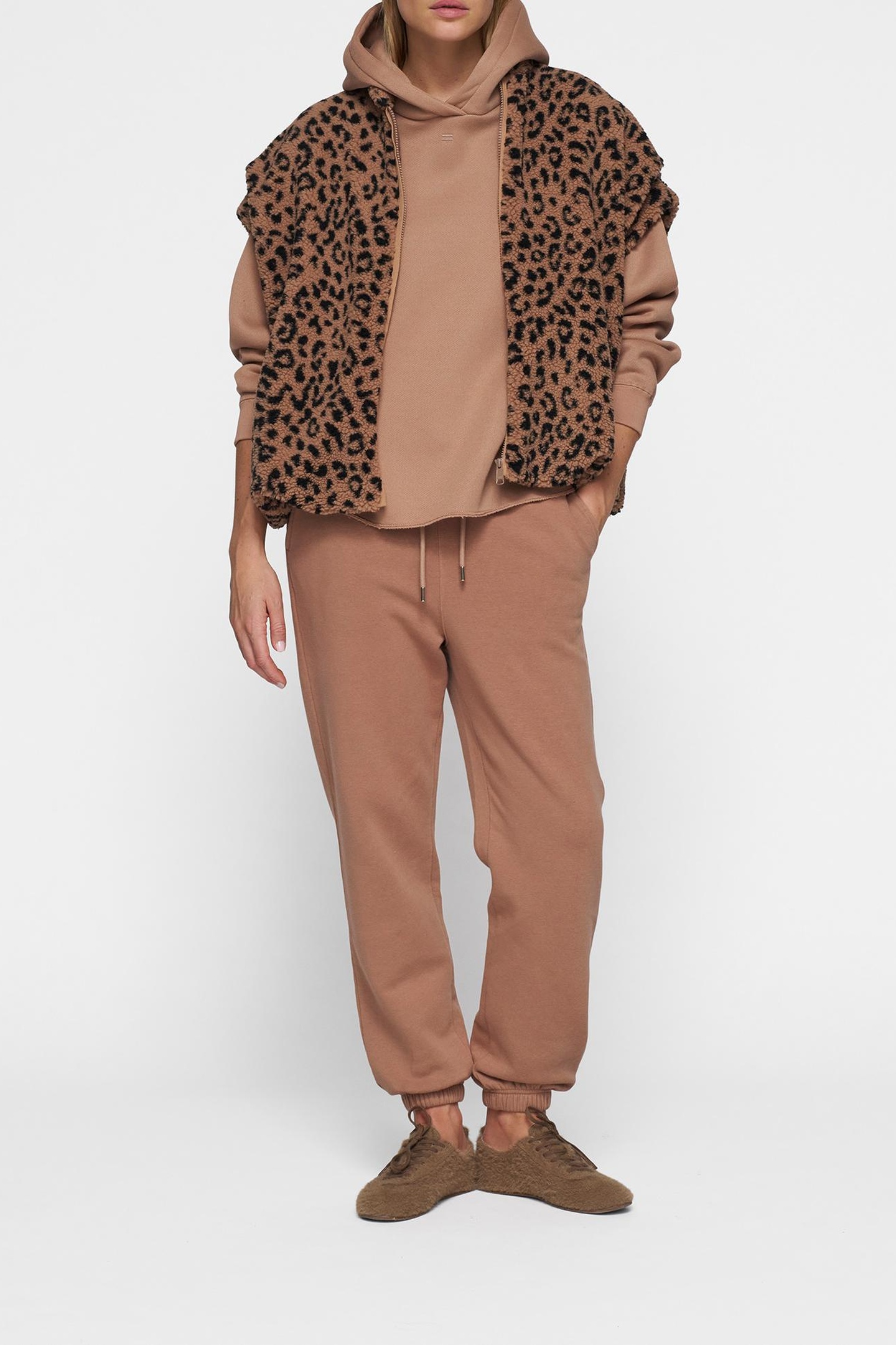 TEDDY GILET LEOPARD 1297 1