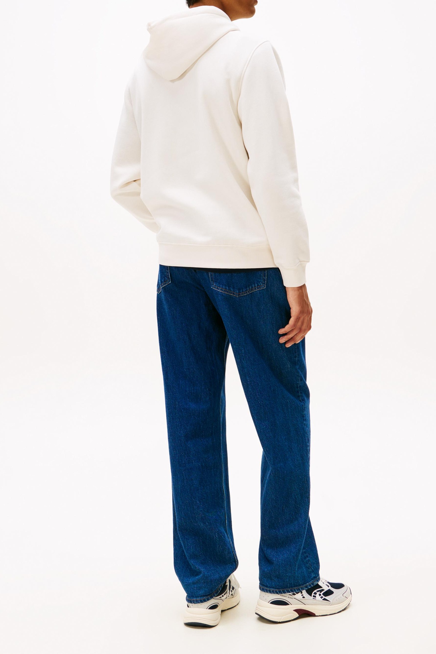 LOGO DRAWSTRING HOODIE ANCIENT WHITE 3